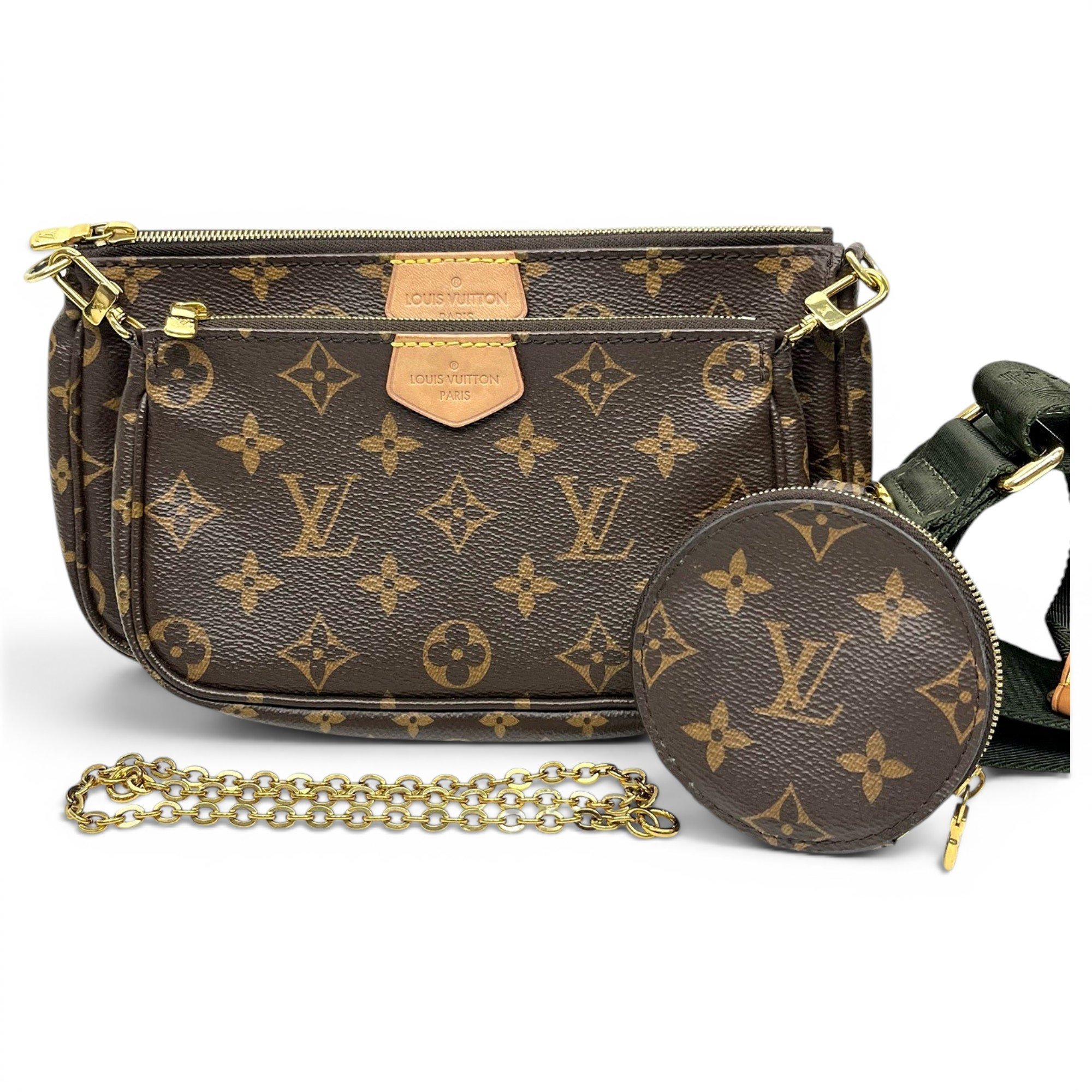 Multi Pochette Accessoires leather handbag