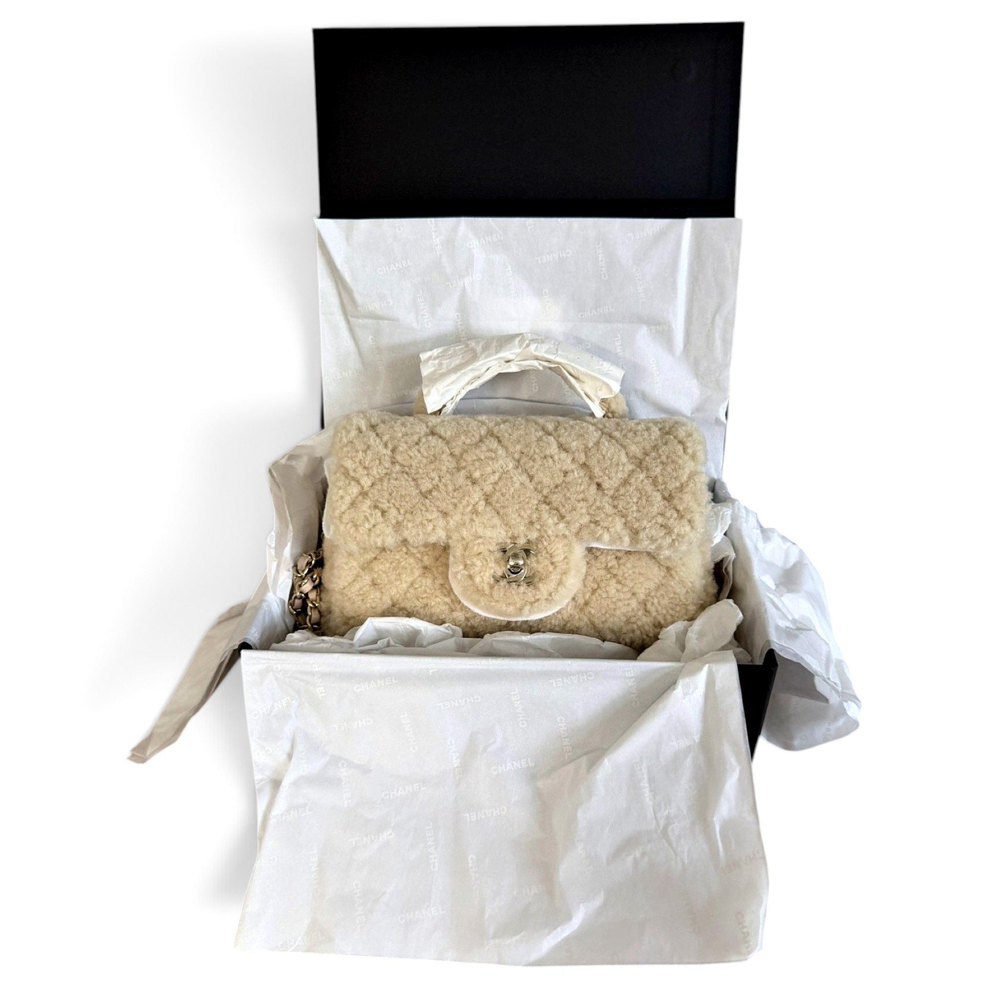 Timeless Classique Top Handle faux fur handbag