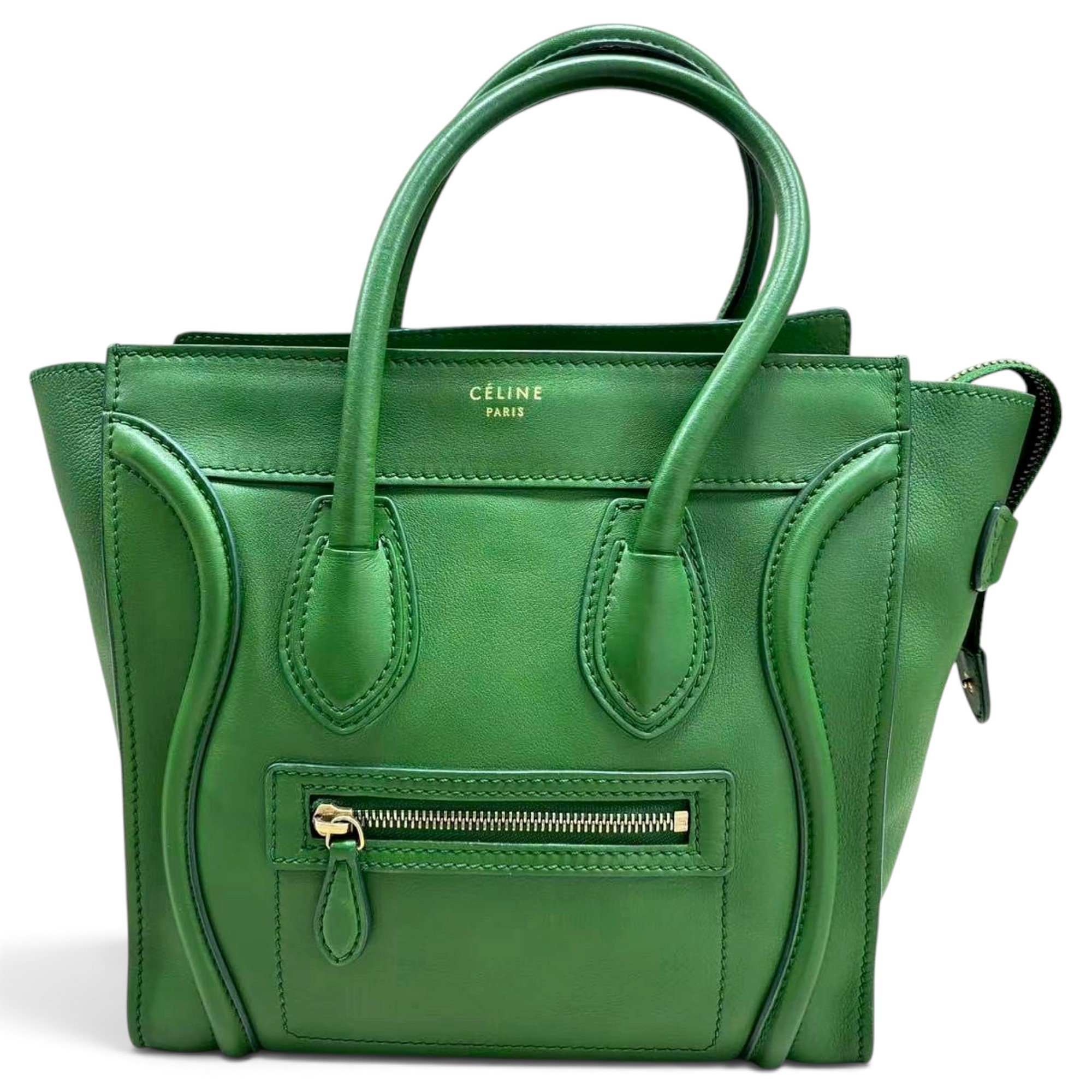 Luggage leather handbag