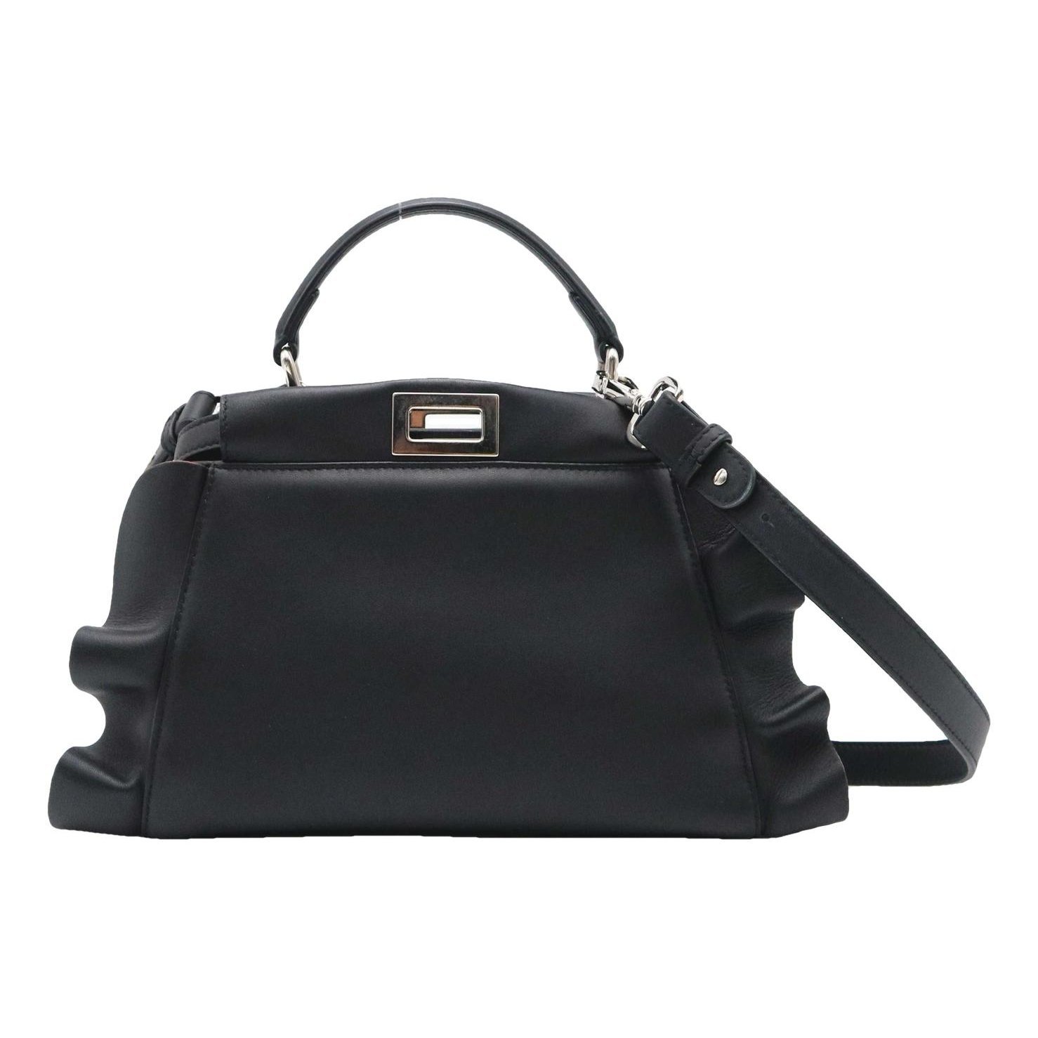 Peekaboo leather handbag