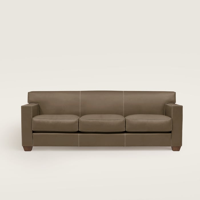 Étoupe Reeditions J.-m. Frank Par Hermès Comfortable 3-seater Sofa