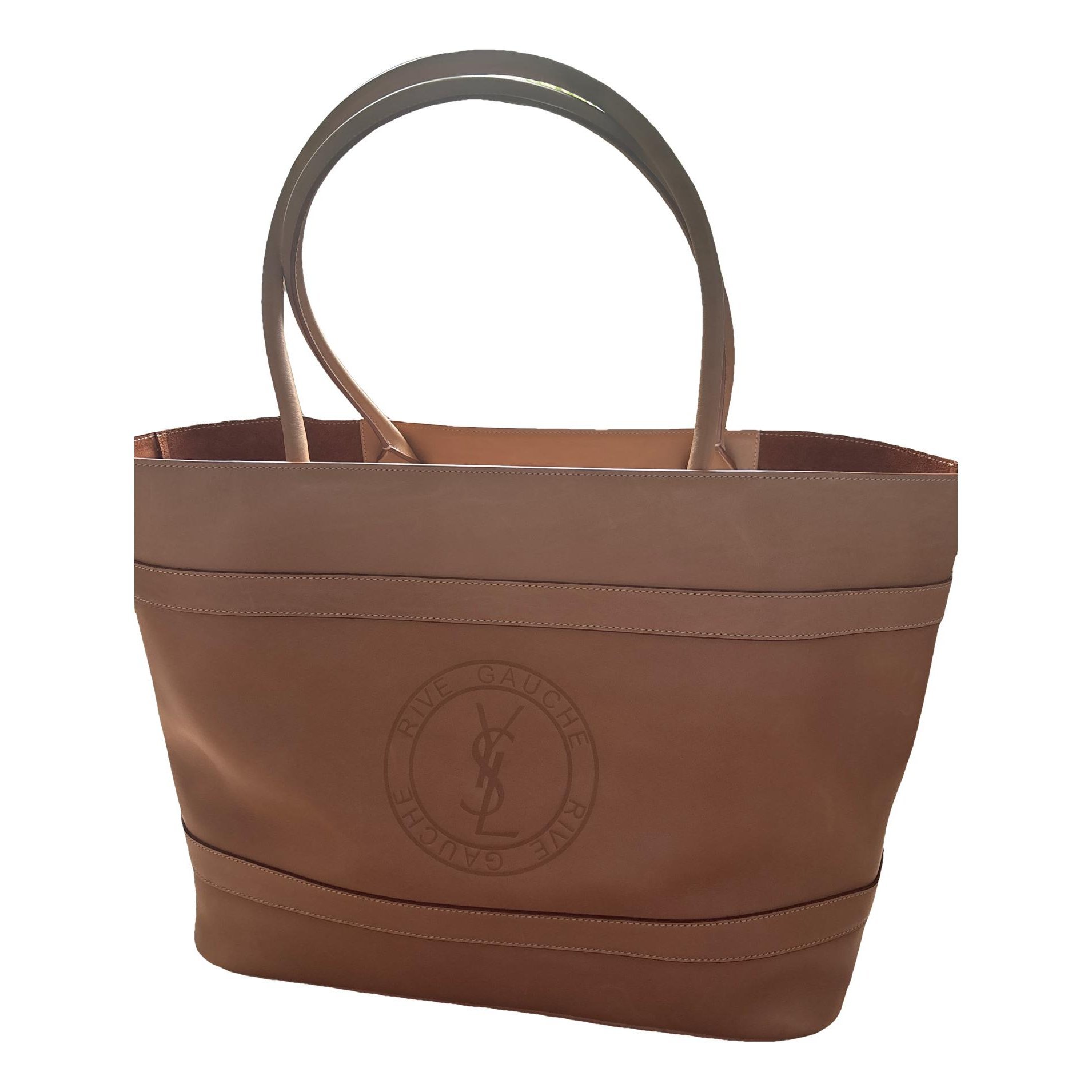 Cabas Rive Gauche leather handbag