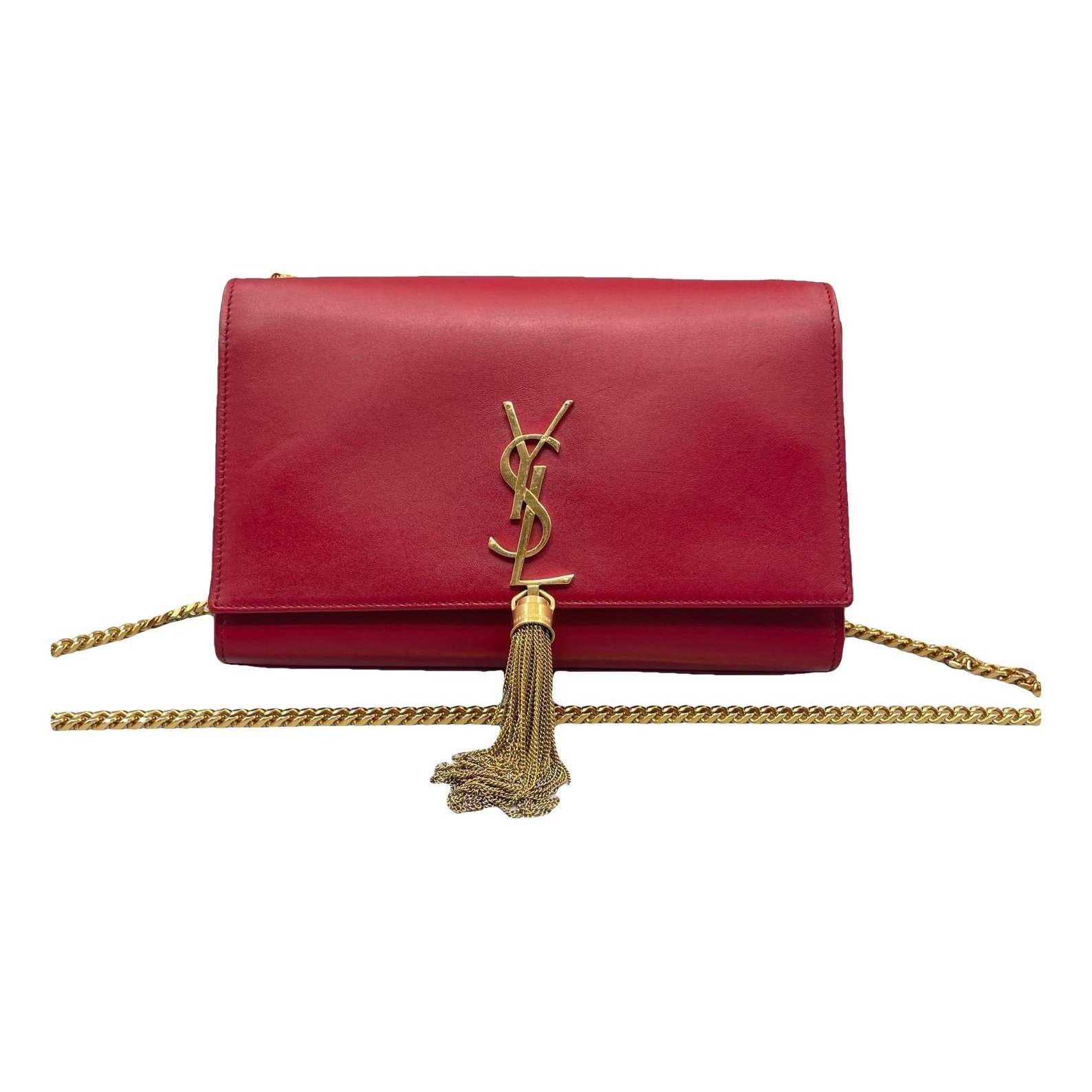 Pompom Kate leather handbag