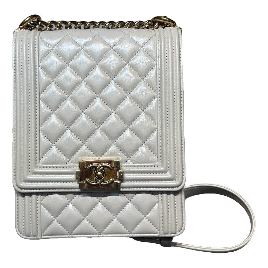 Boy leather crossbody bag