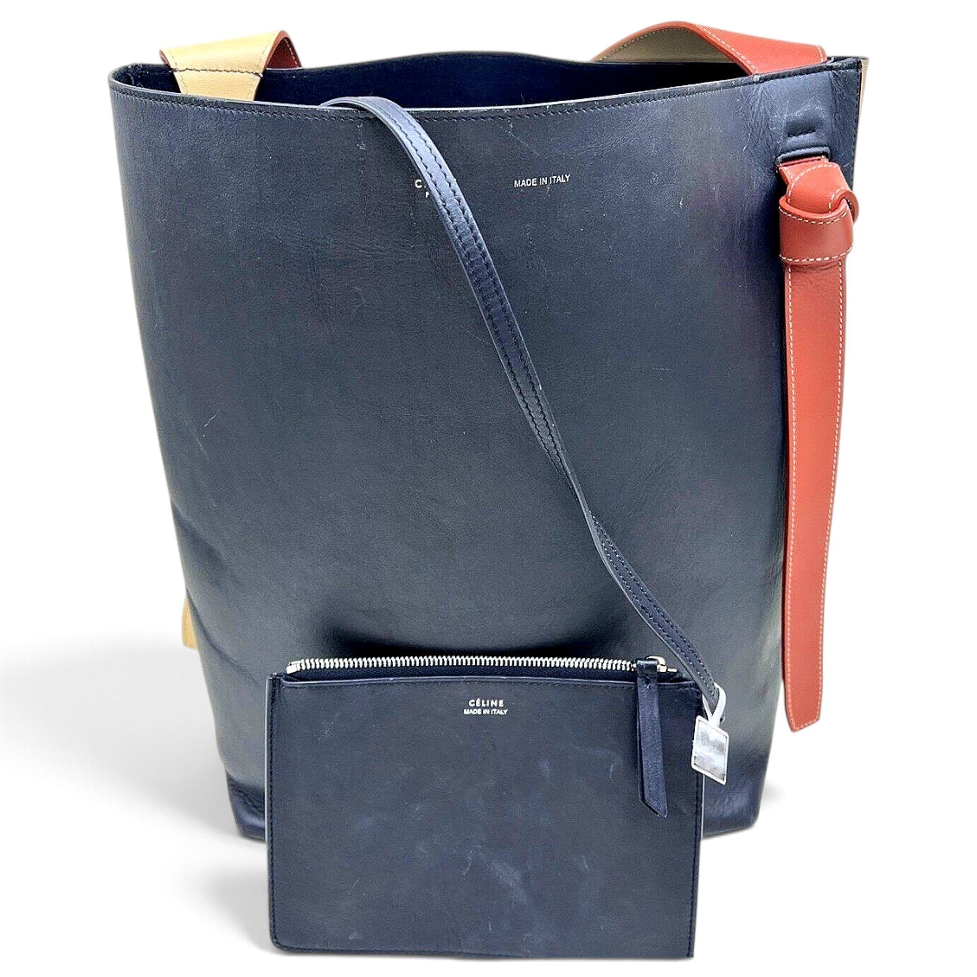 Celine Seau Sangle leather tote