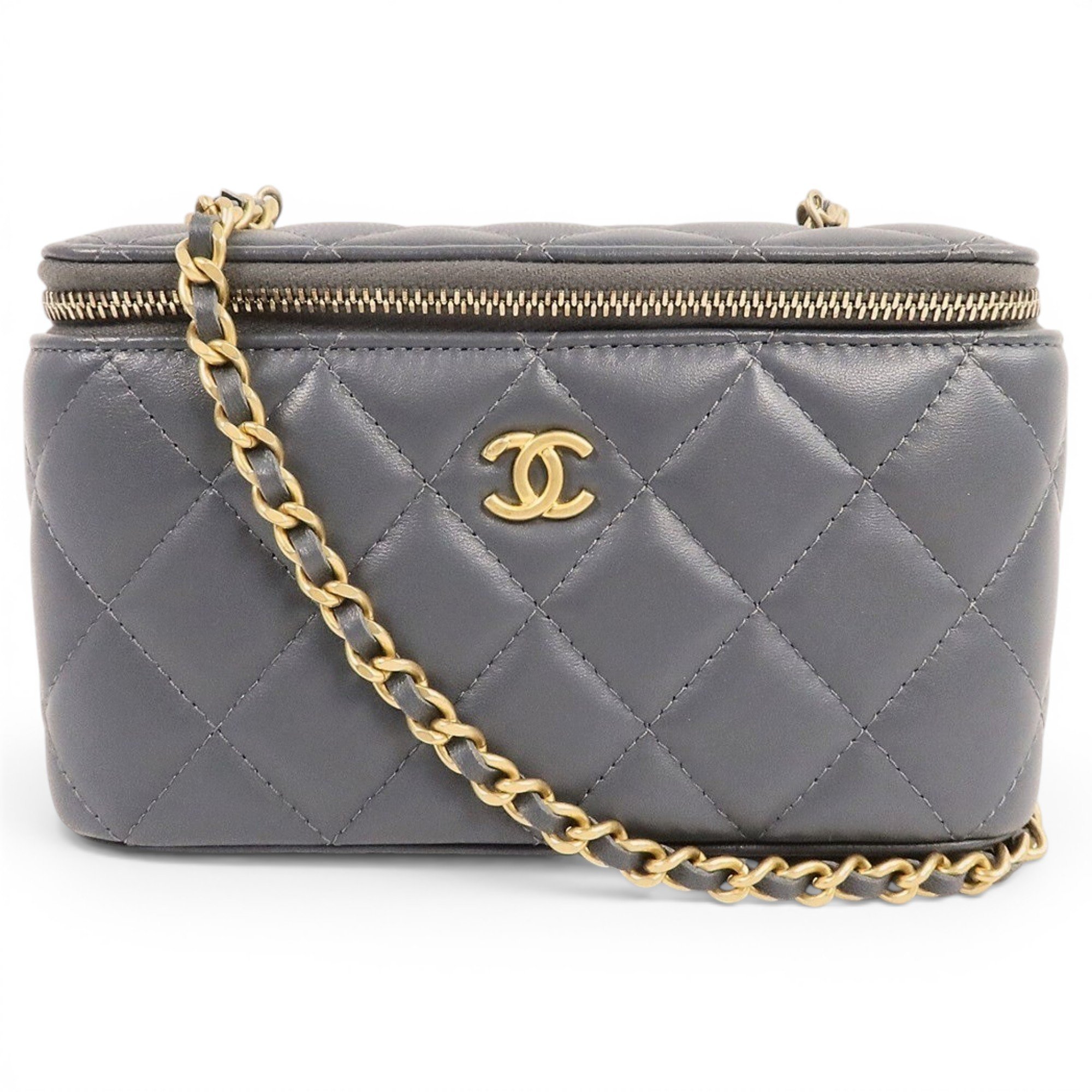 Vanity leather mini bag