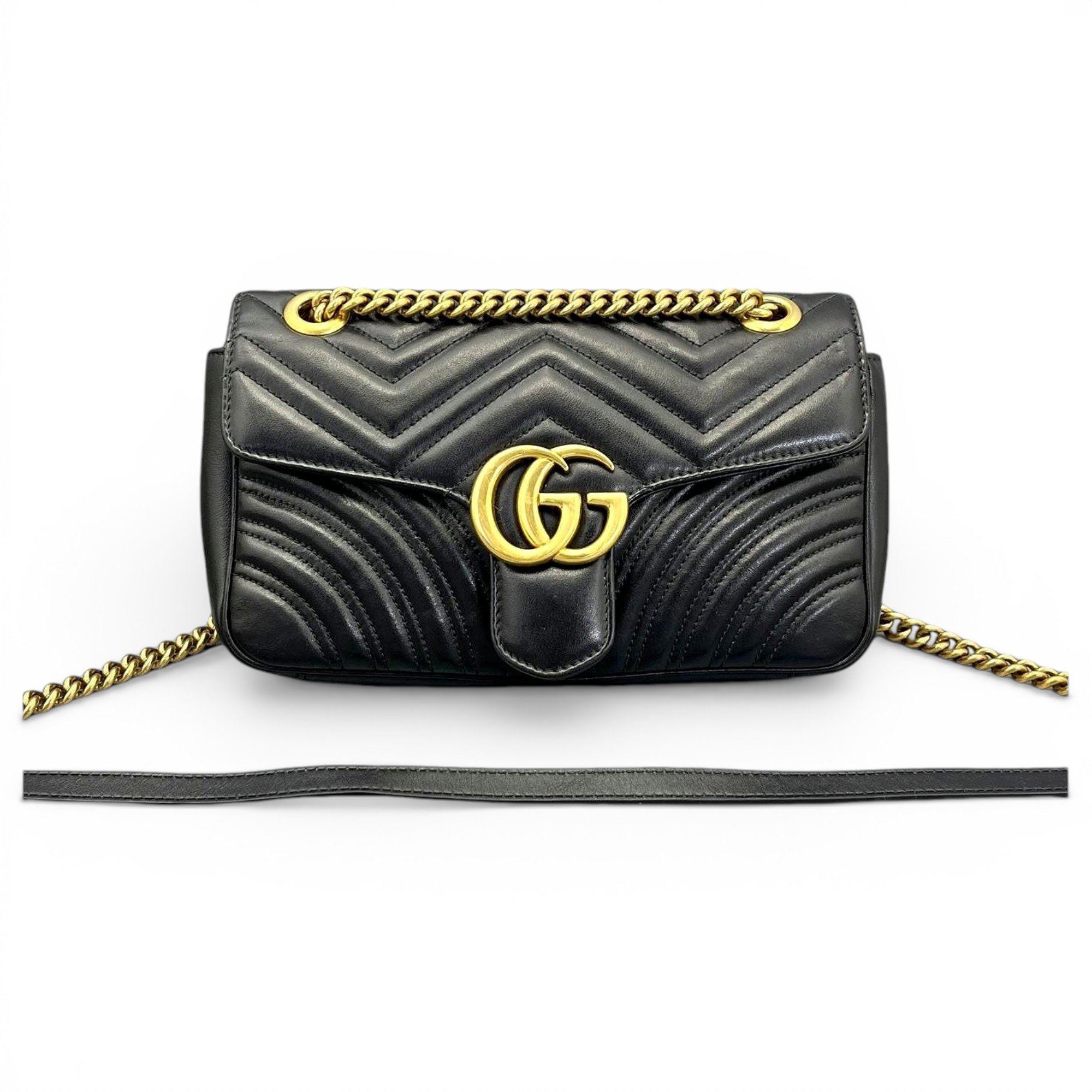 GG Marmont Flap leather handbag