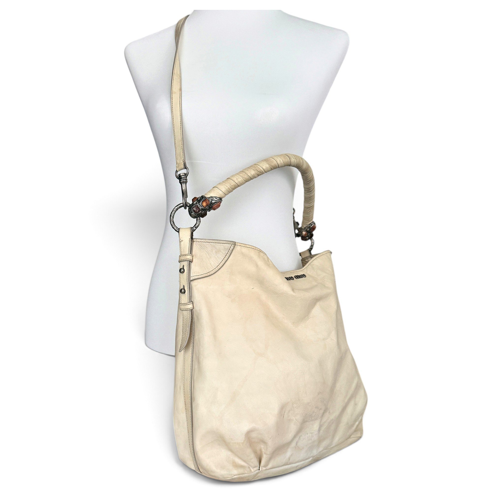 Leather handbag