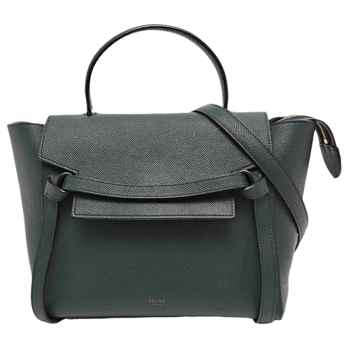 Belt leather handbag