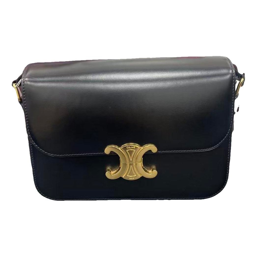 Triomphe leather handbag