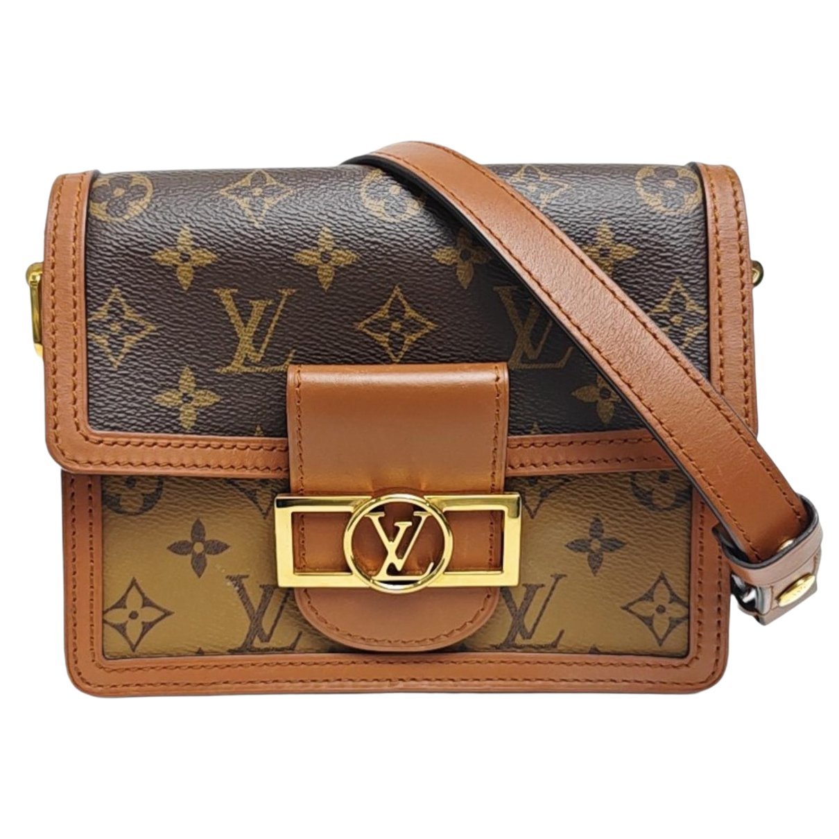 Dauphine leather handbag