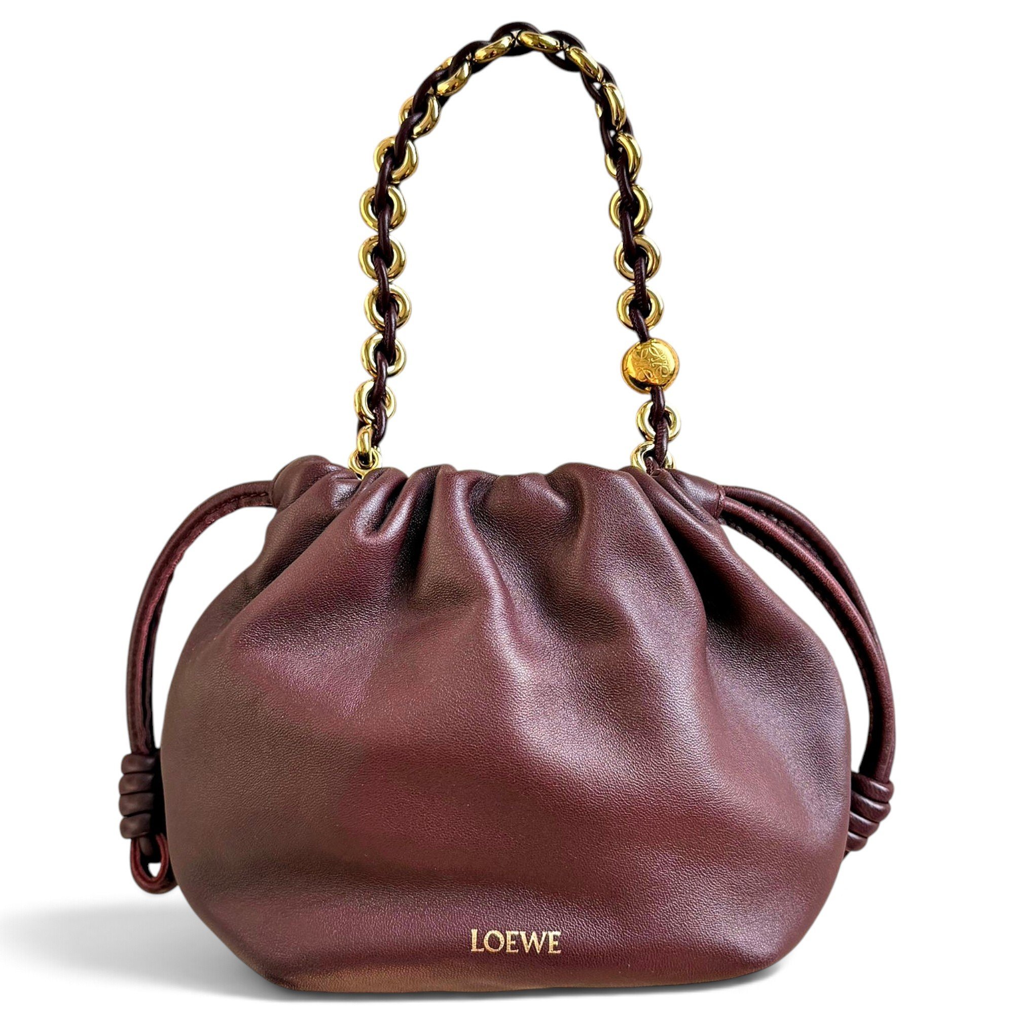 Flamenco leather handbag