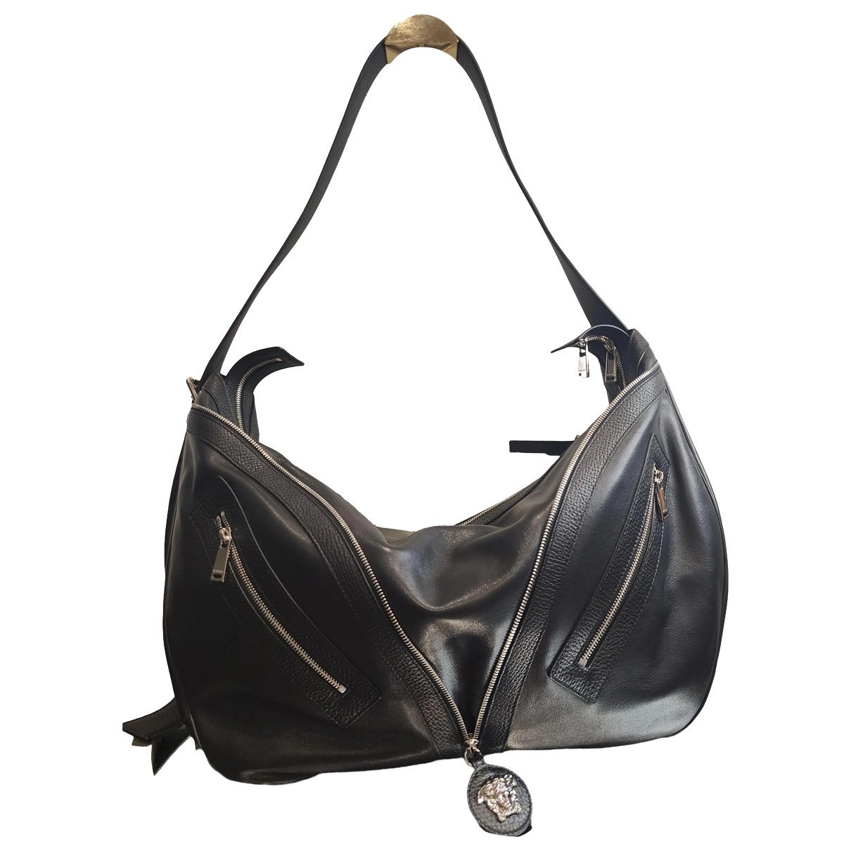 La Medusa leather handbag