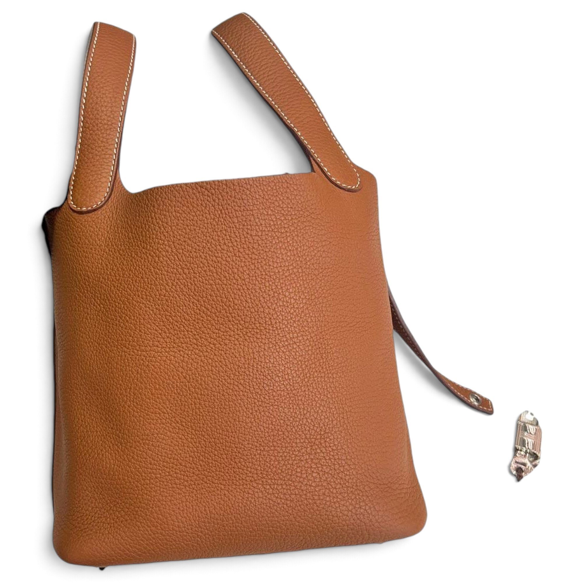 Picotin leather handbag