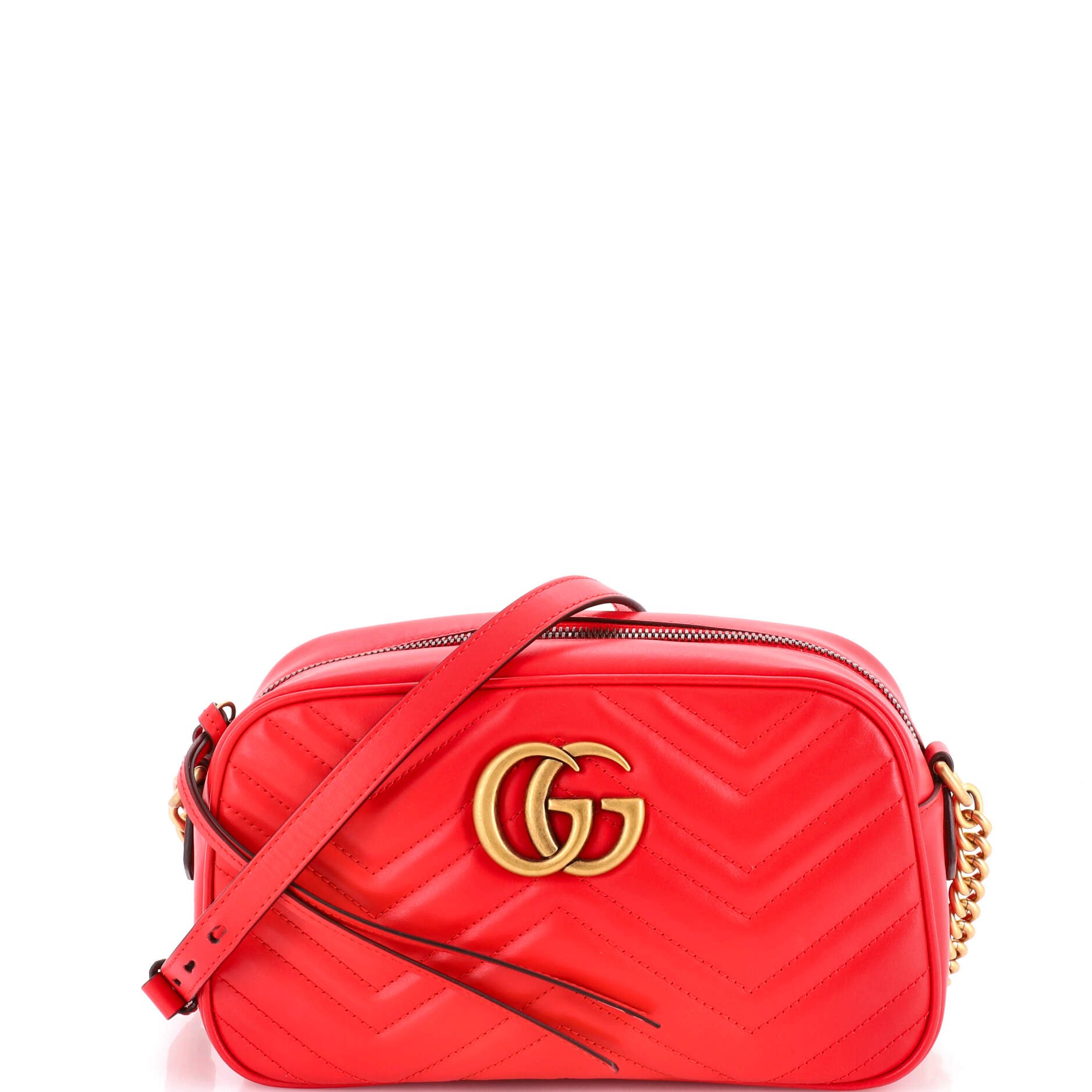 Gucci GG Marmont Shoulder Bag Matelasse Leather Small