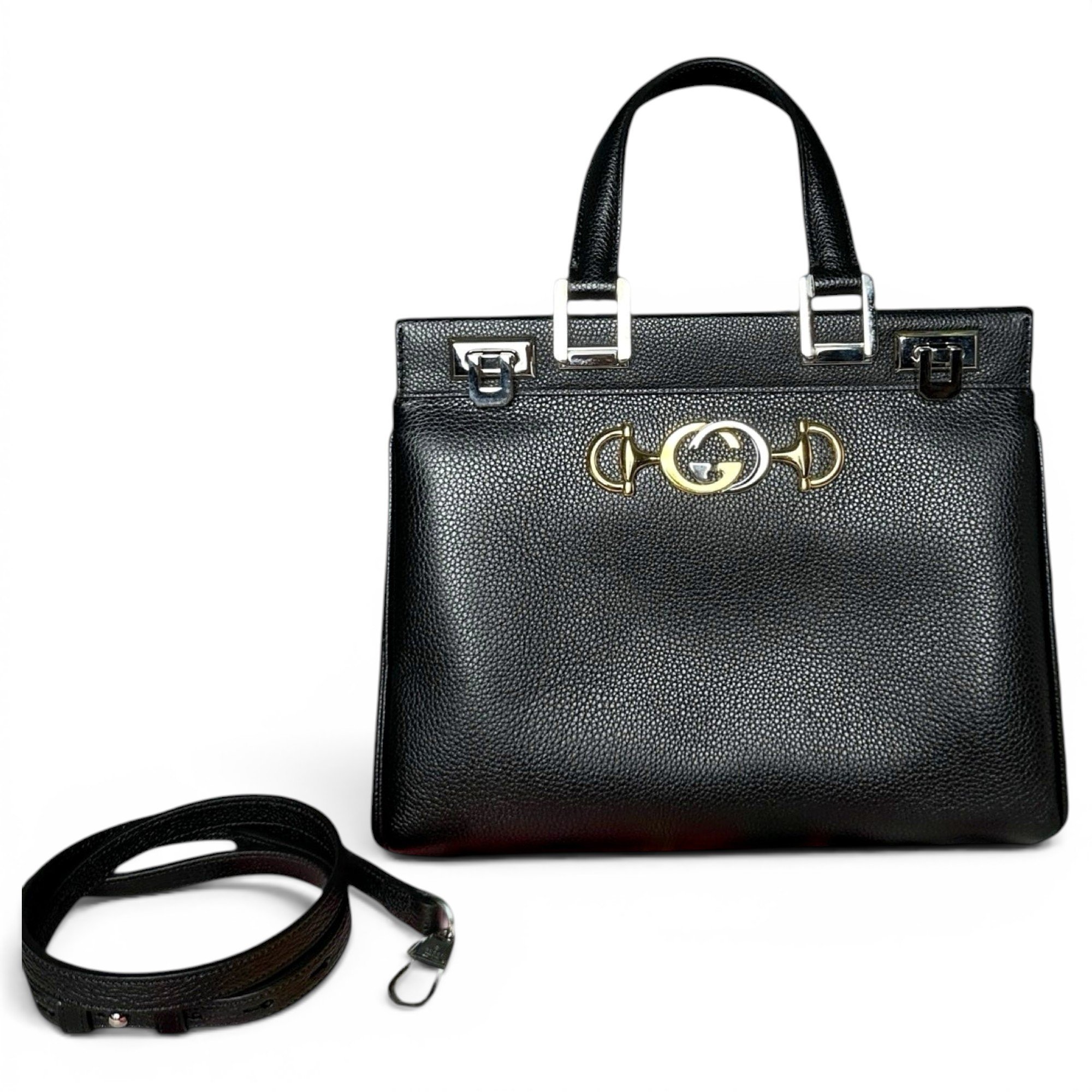 Leather handbag
