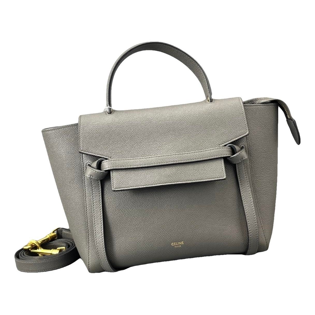 Belt leather handbag