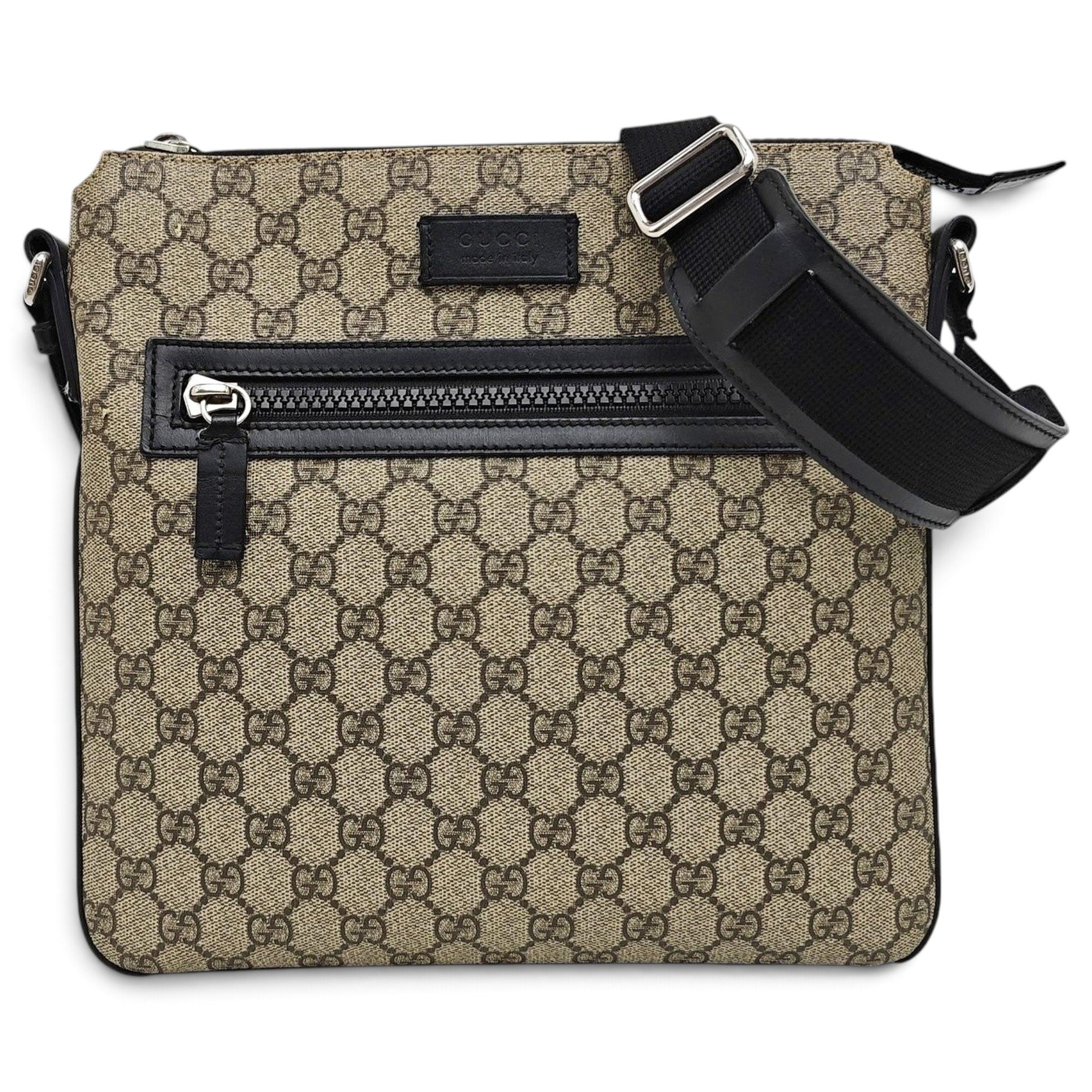 Ophidia GG Supreme leather handbag