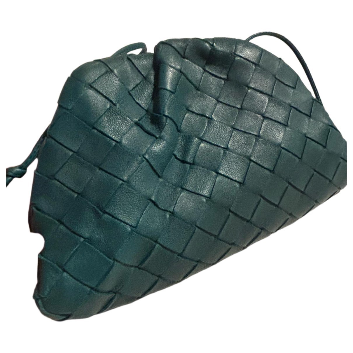 Pouch leather handbag