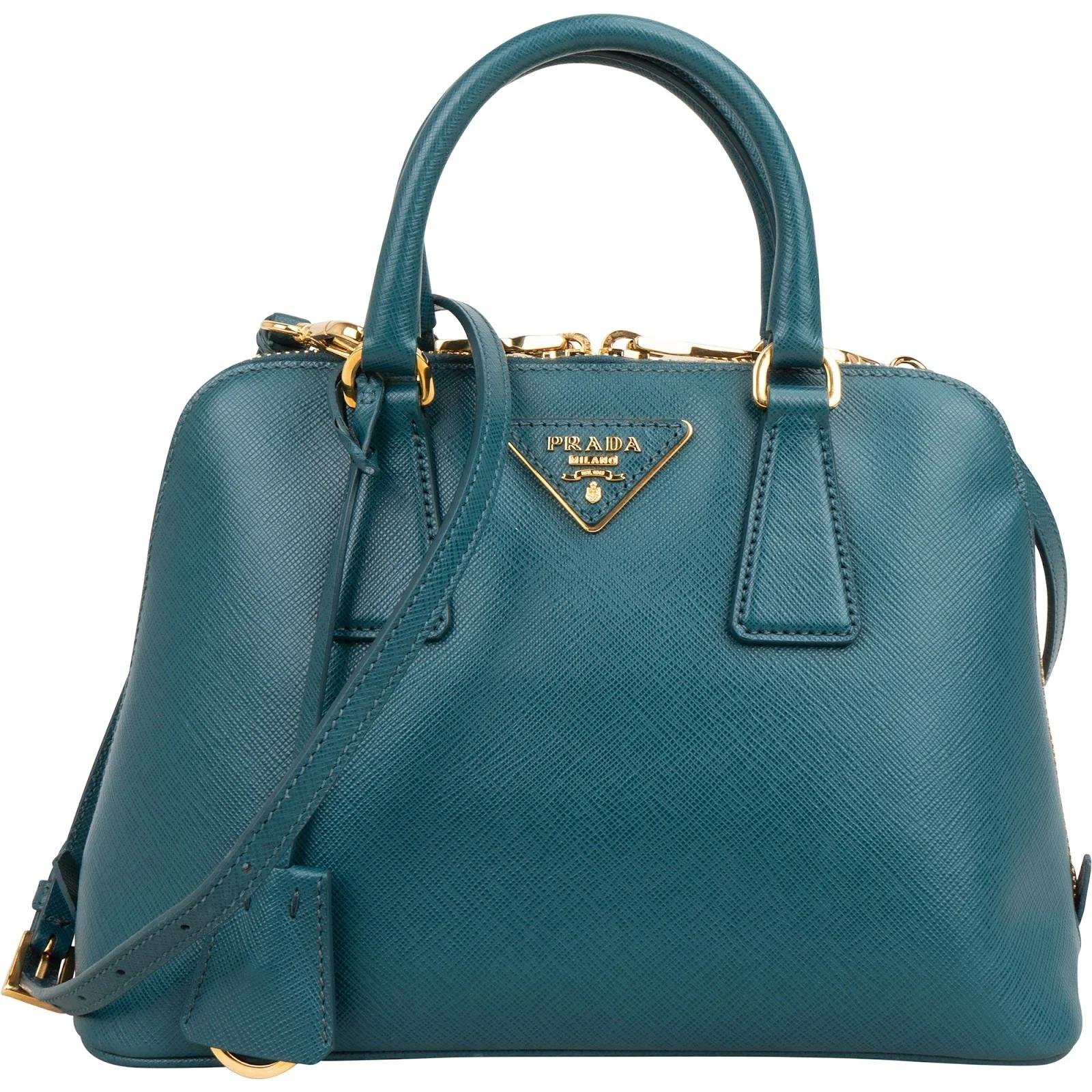 Promenade leather handbag