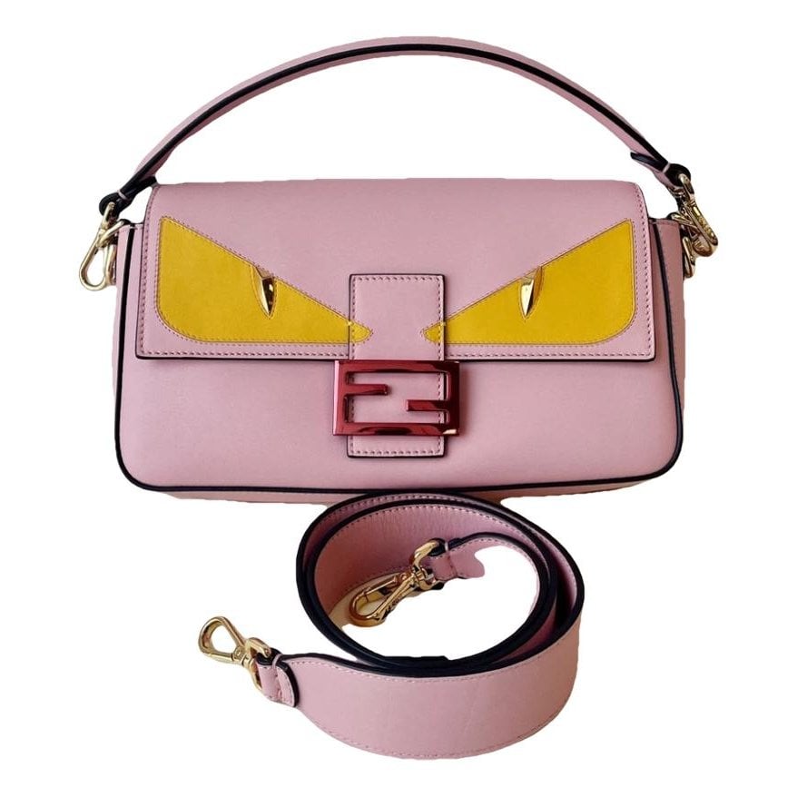 Baguette leather handbag