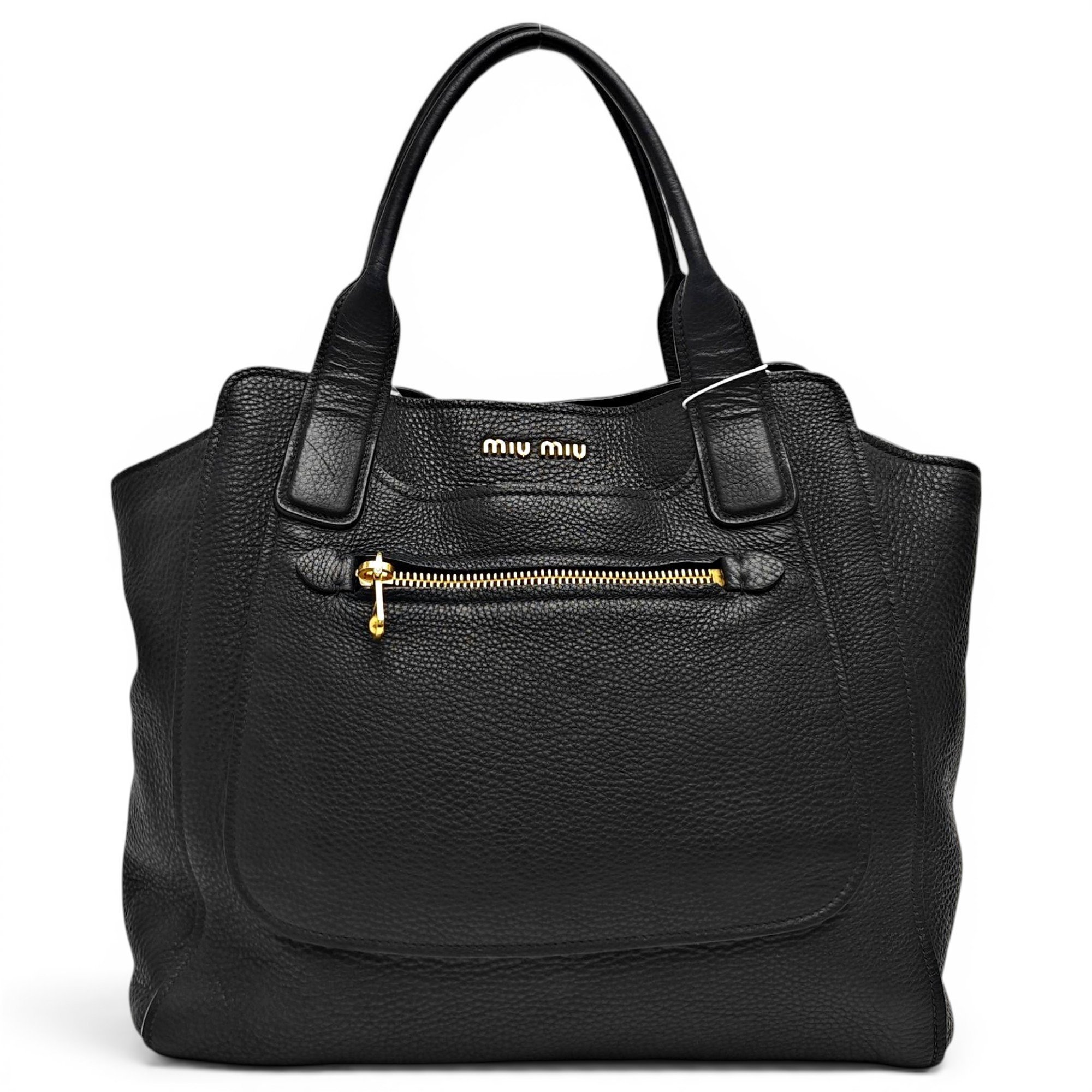 Leather tote