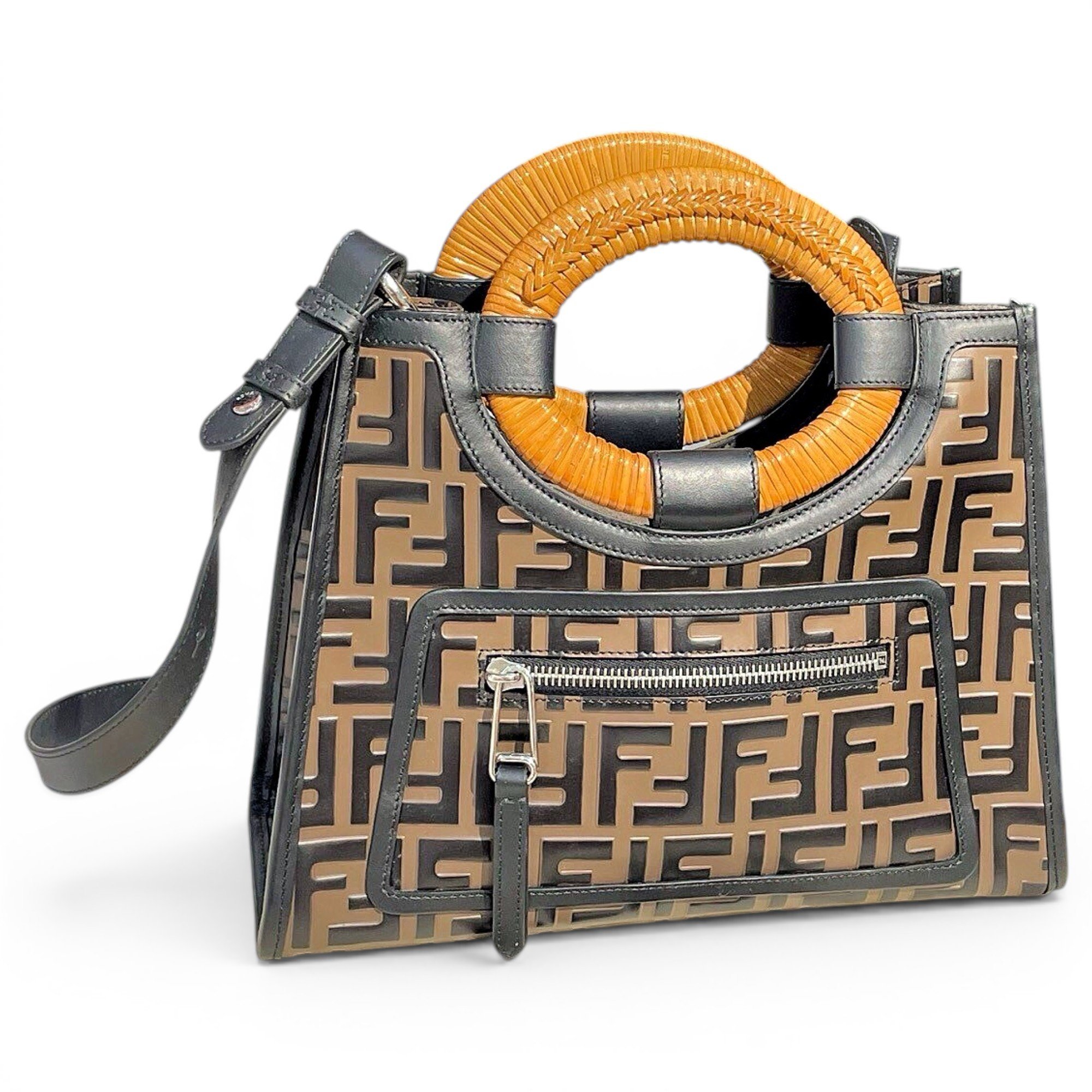 Runaway Shopping leather tote