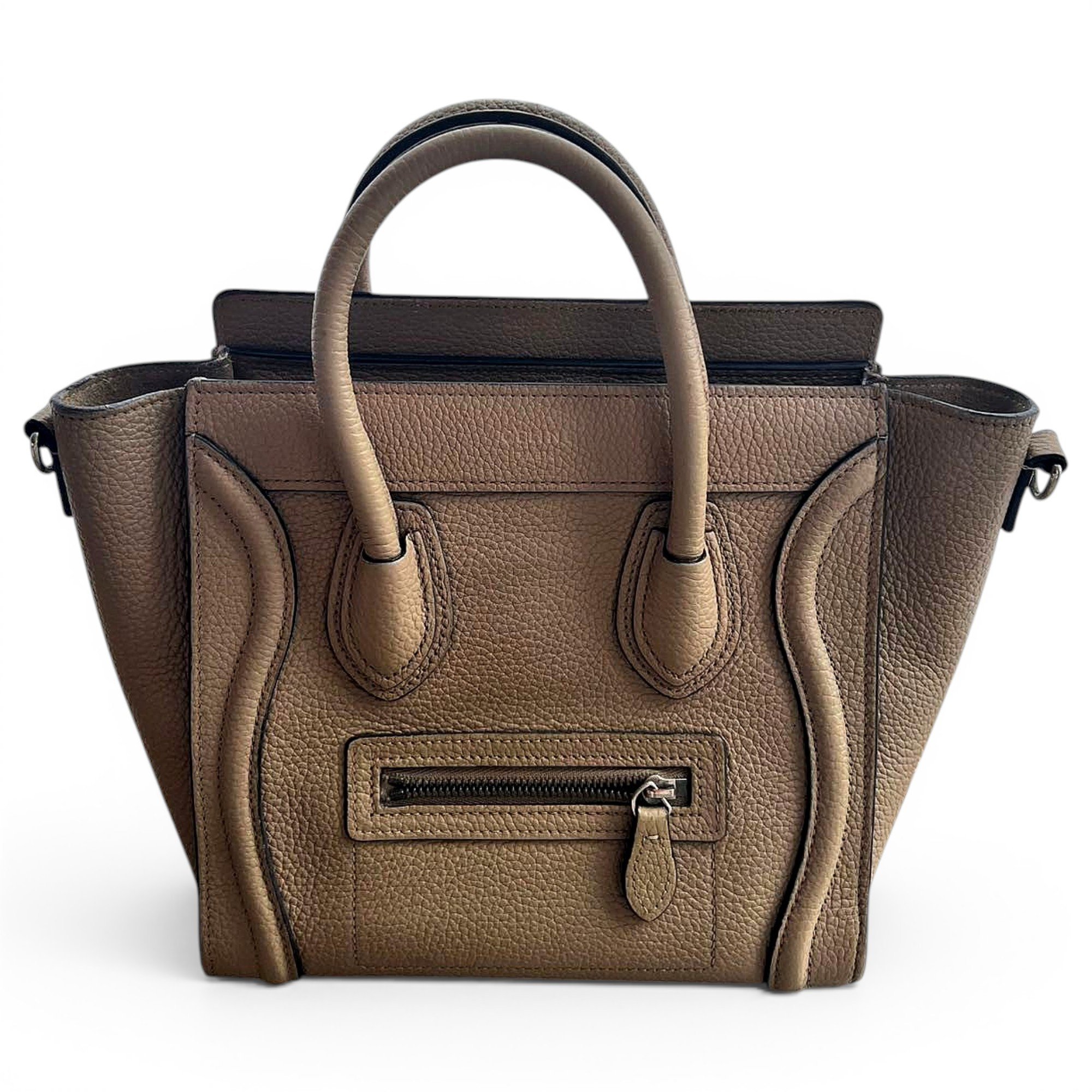 Nano Luggage leather handbag