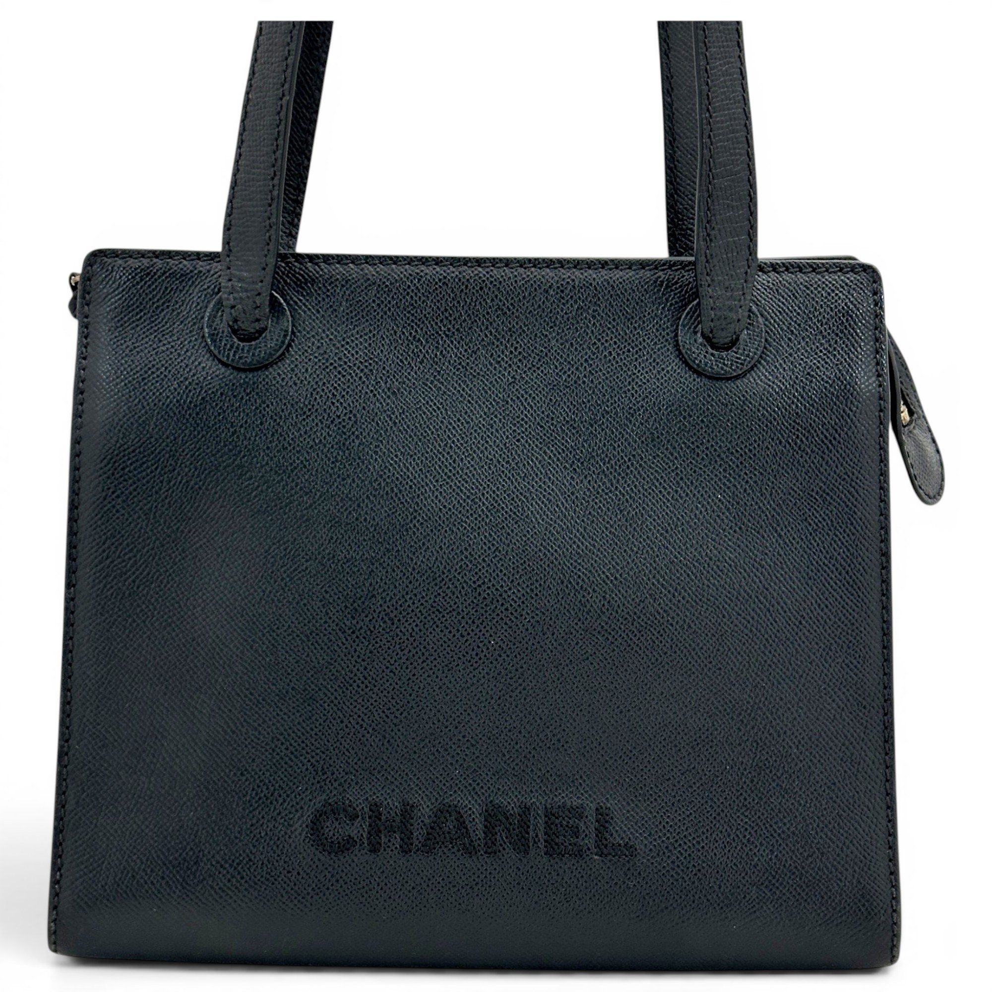 Leather tote