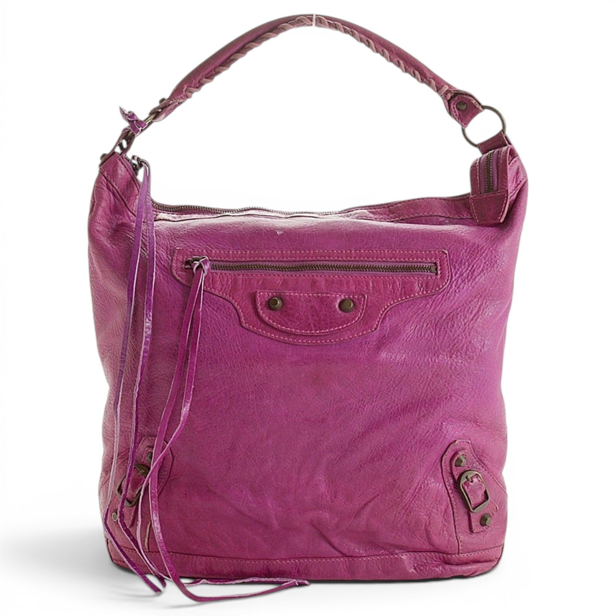 Leather handbag