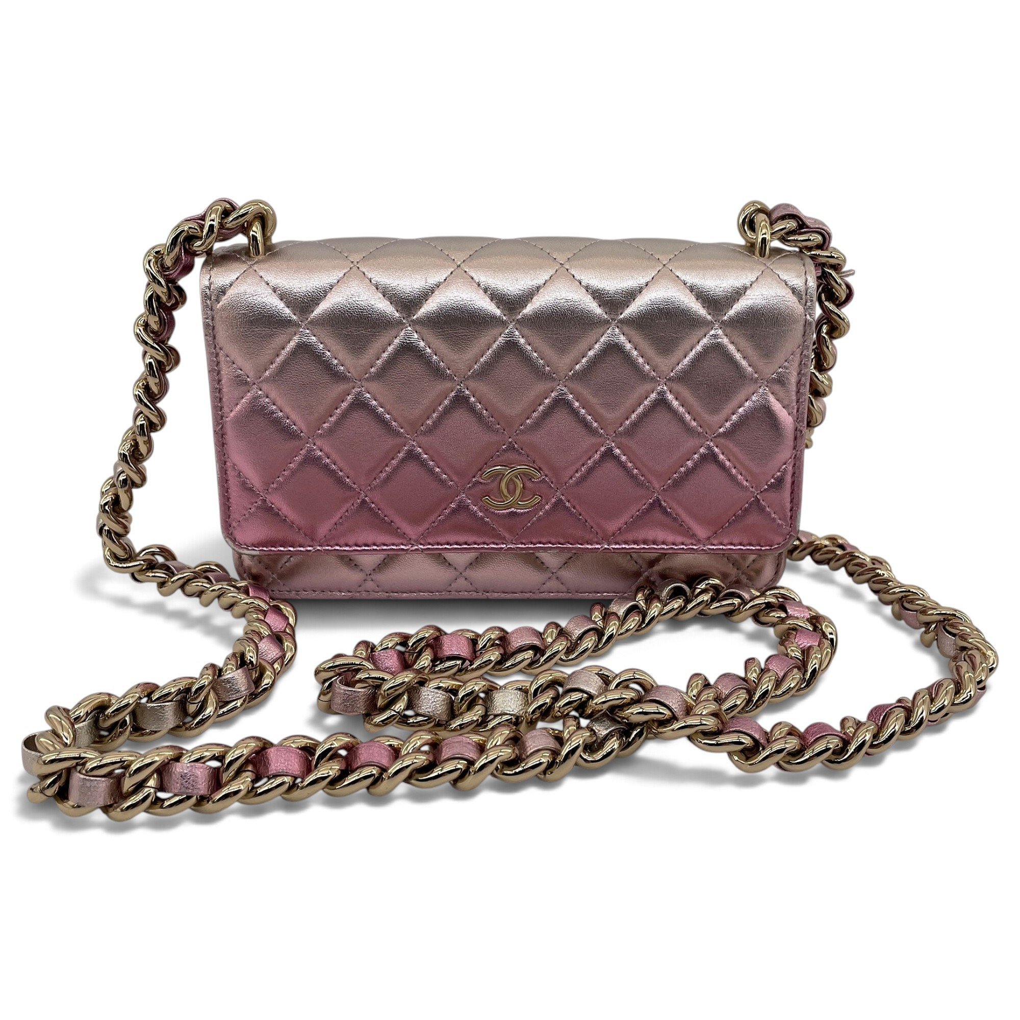 Wallet On Chain Timeless/Classique leather crossbody bag