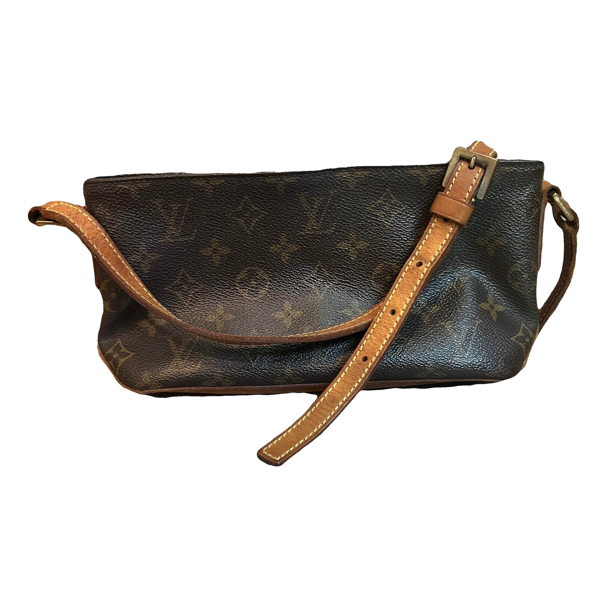 Trotteur leather handbag