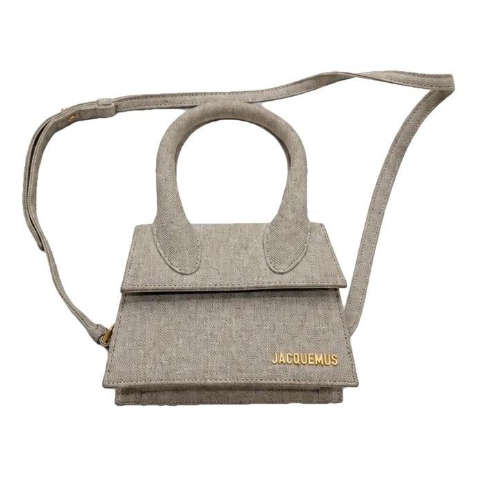 Le Chiquito Noeud linen handbag