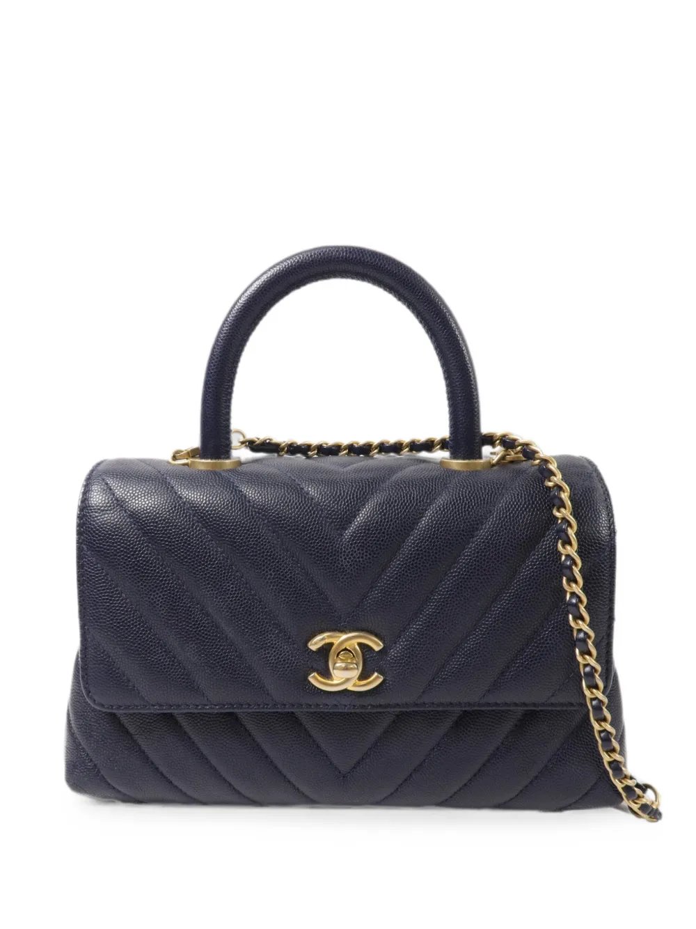 small Coco chevron-quilted handbag