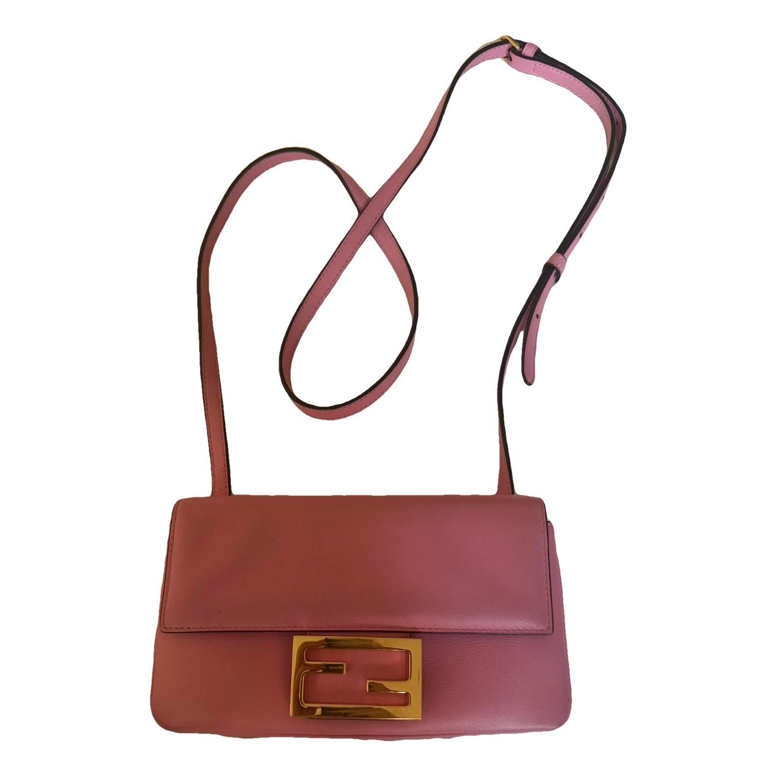 Baguette leather handbag