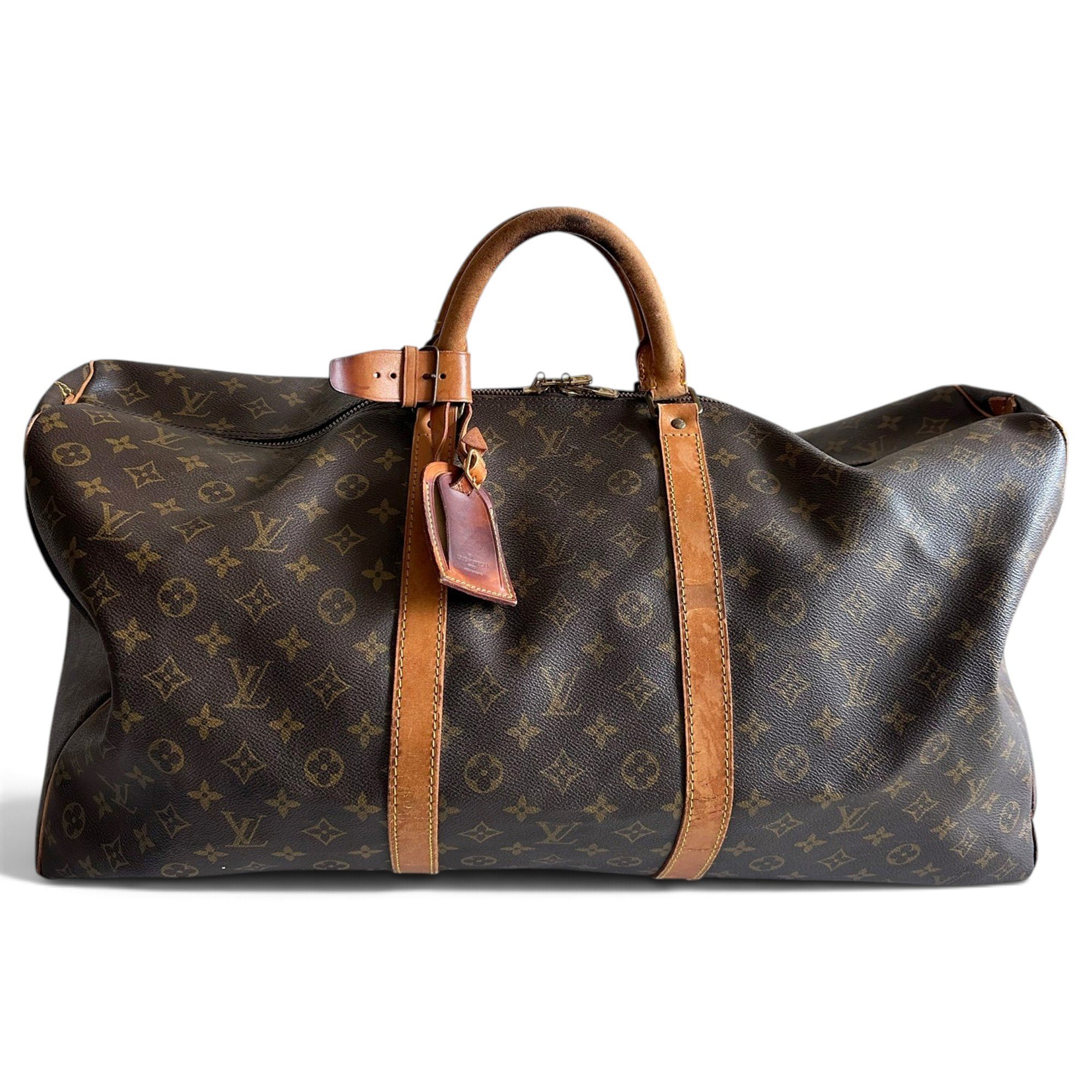 Keepall leather 48h bag