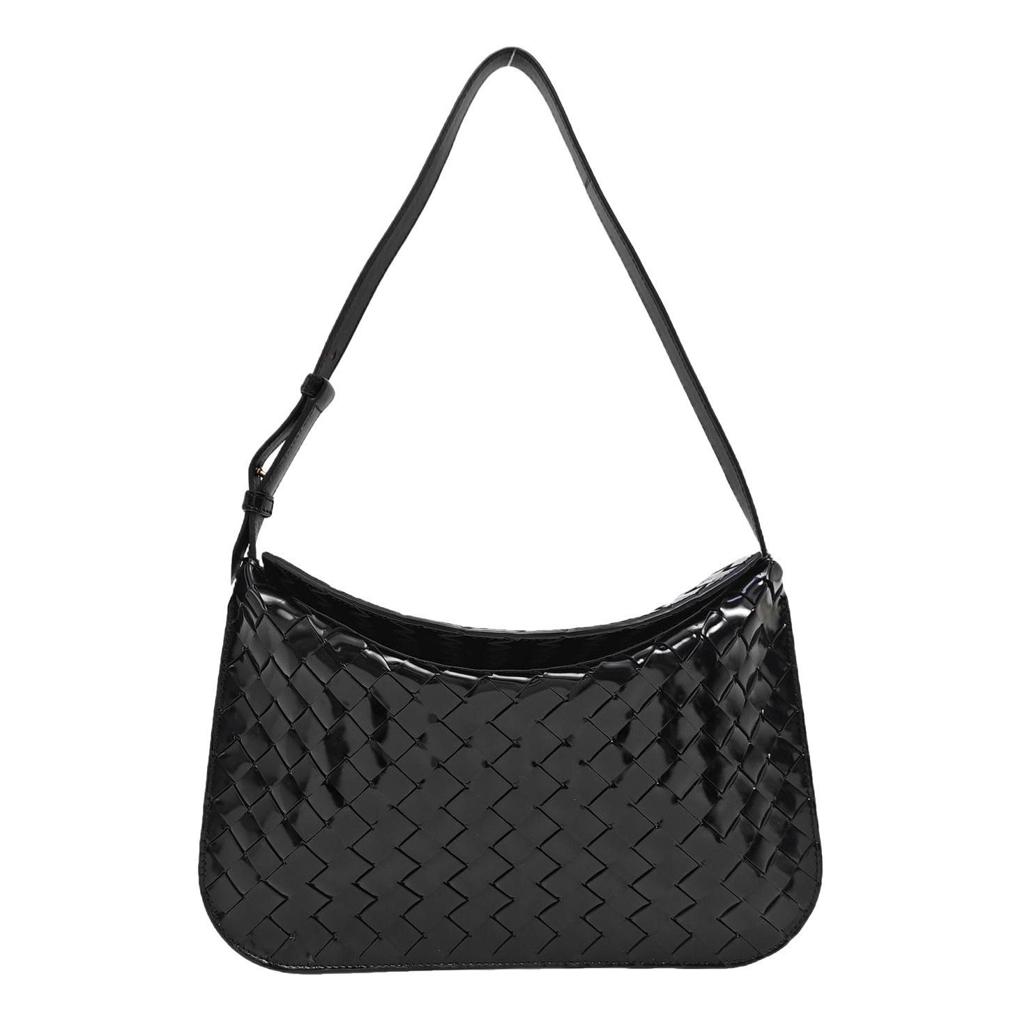 Patent leather handbag