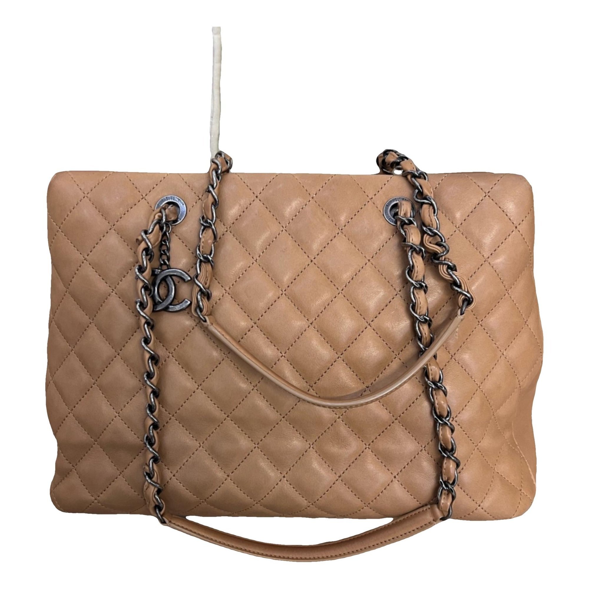 Grand shopping leather tote