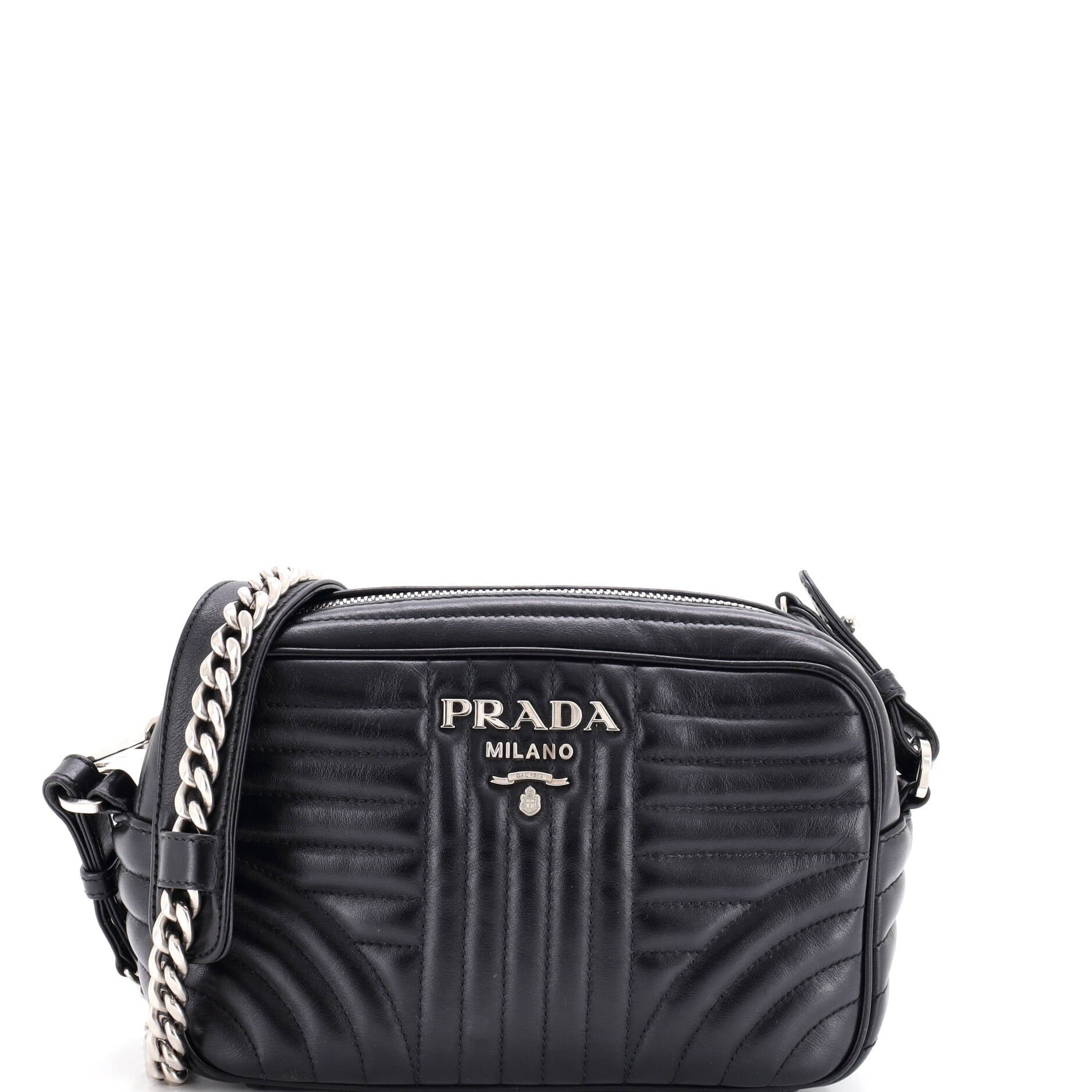 Camera Bag Diagramme Quilted Leather Small