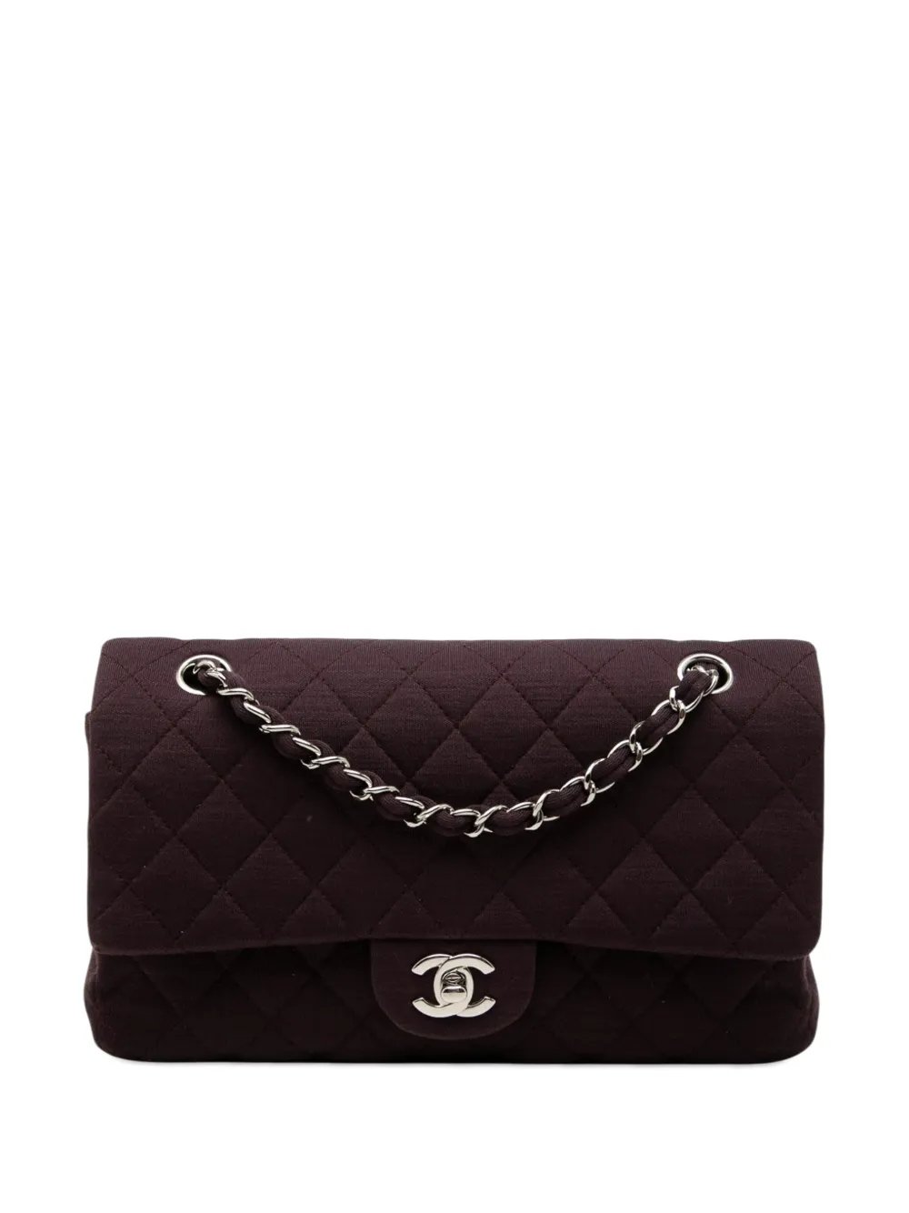 2009-2010 Medium Classic Jersey Double Flap shoulder bag