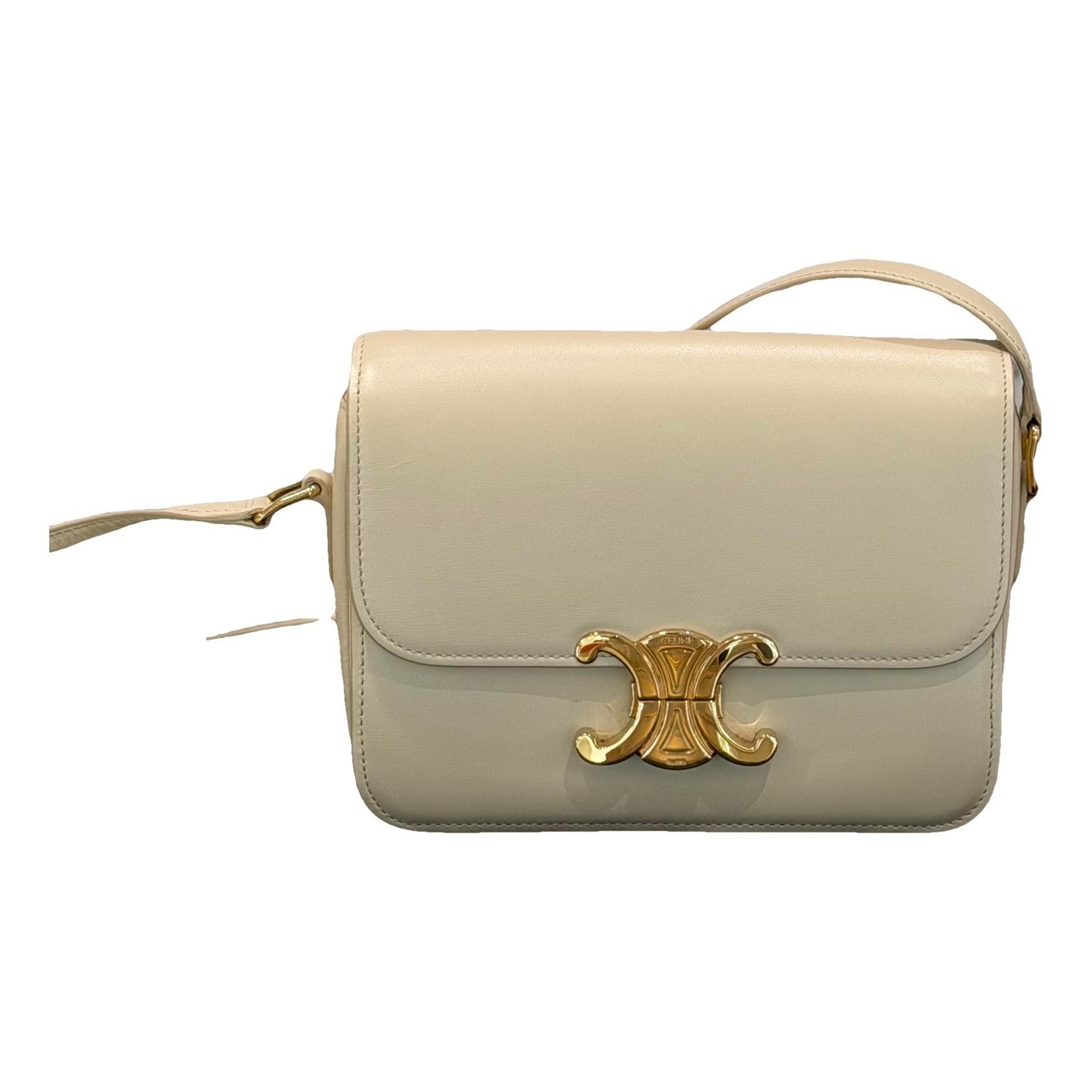 Triomphe leather handbag