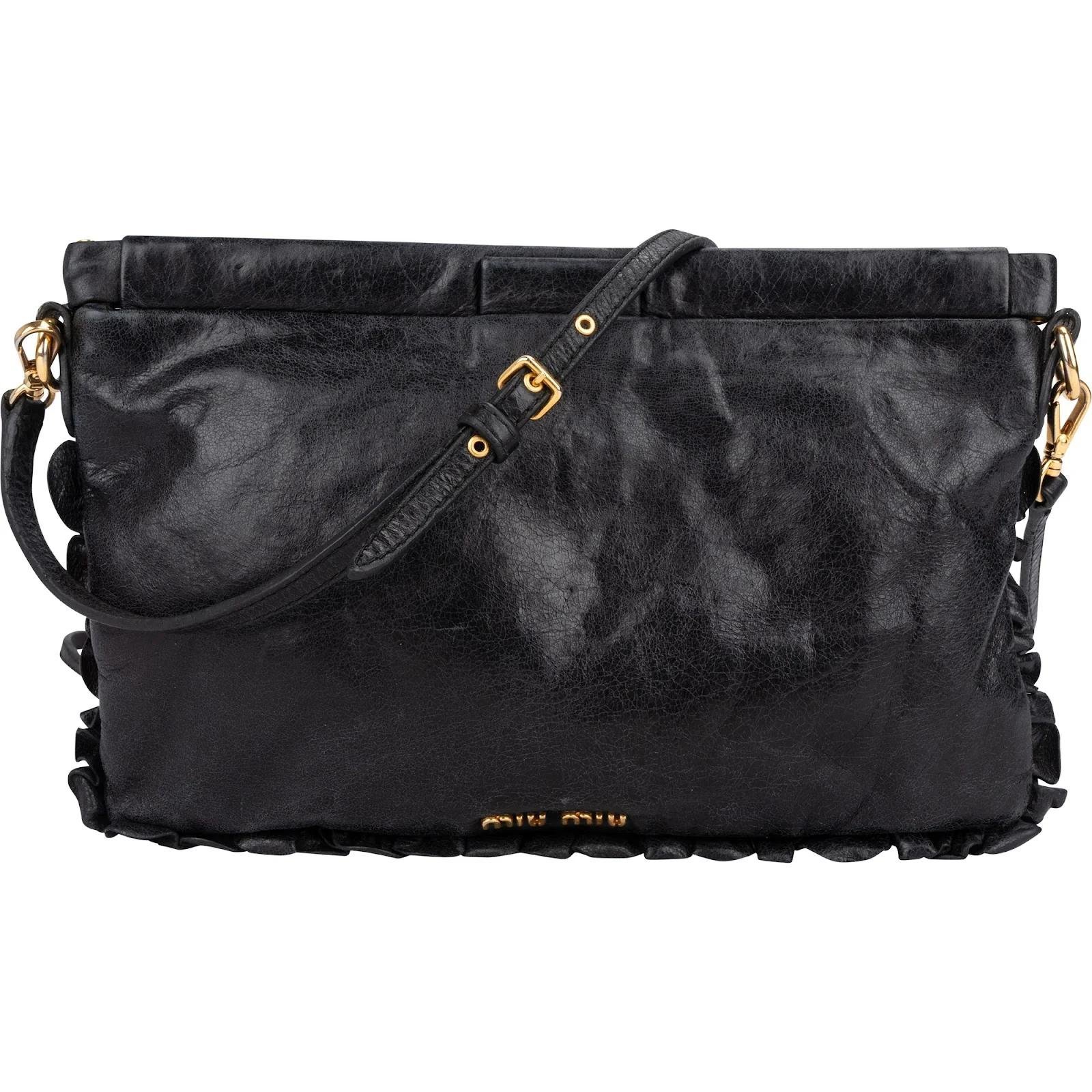 Miu Miu Matelassé leather crossbody bag
