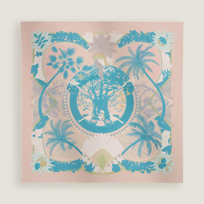 Aloha Double Face Scarf 90