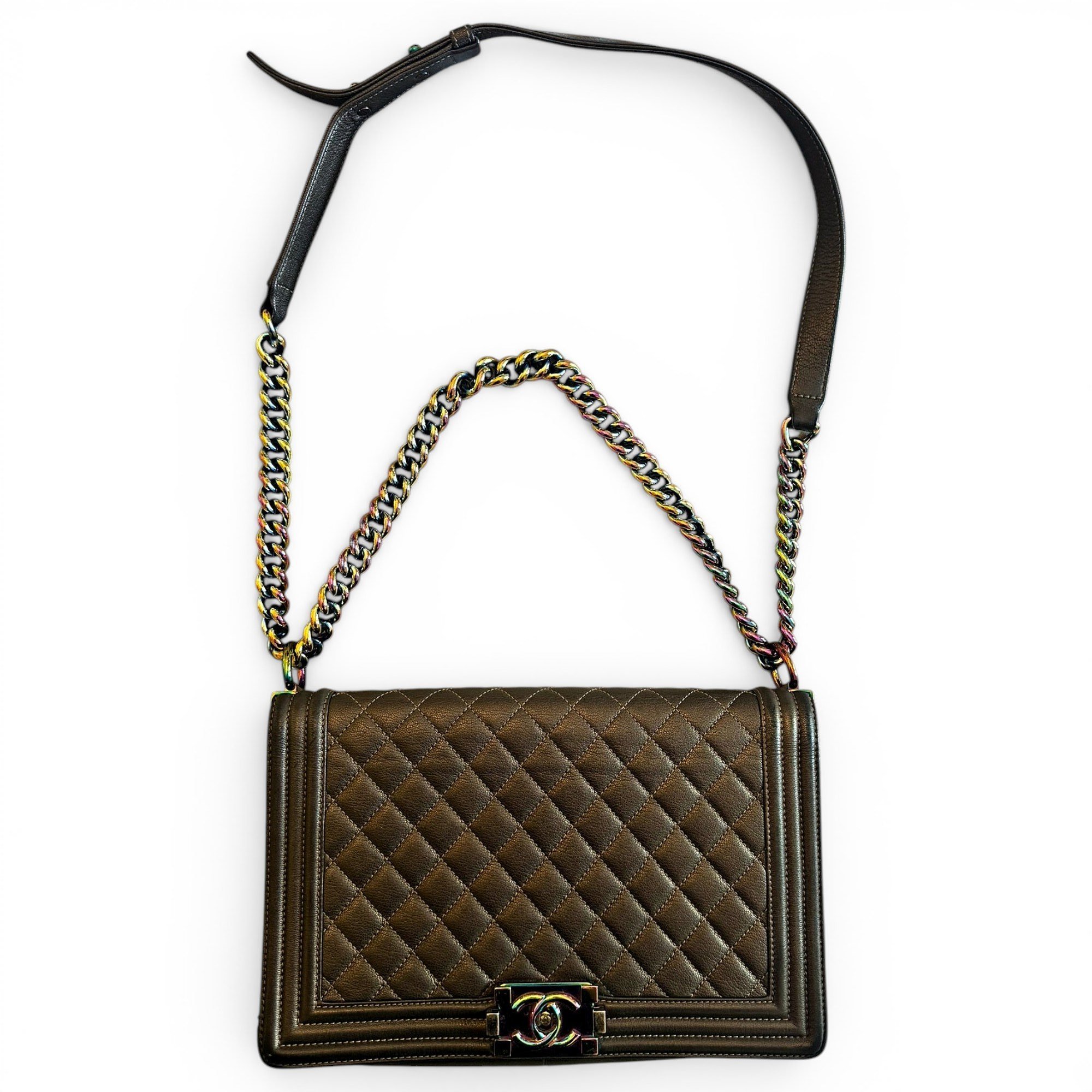 Boy leather handbag