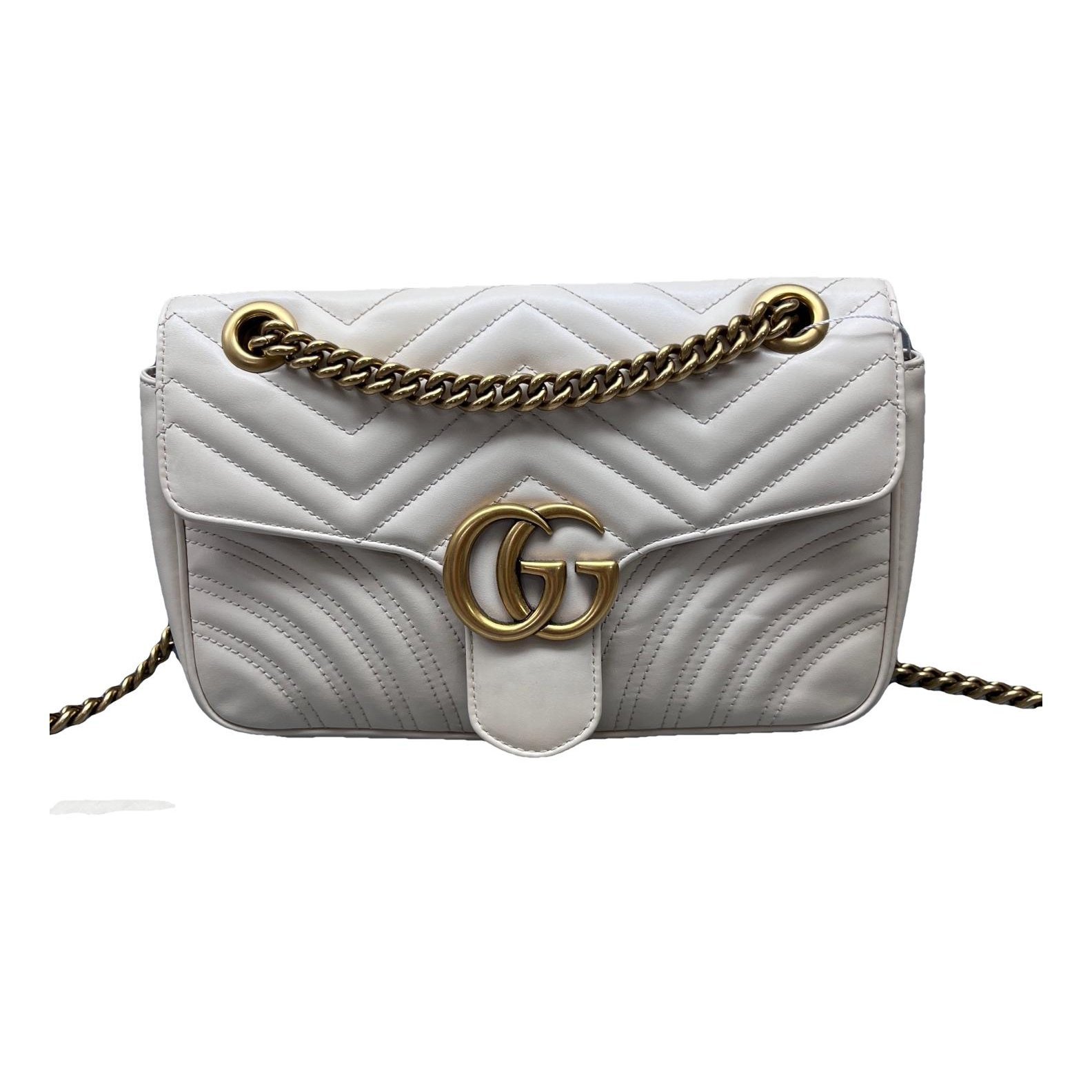 GG Marmont Flap leather handbag