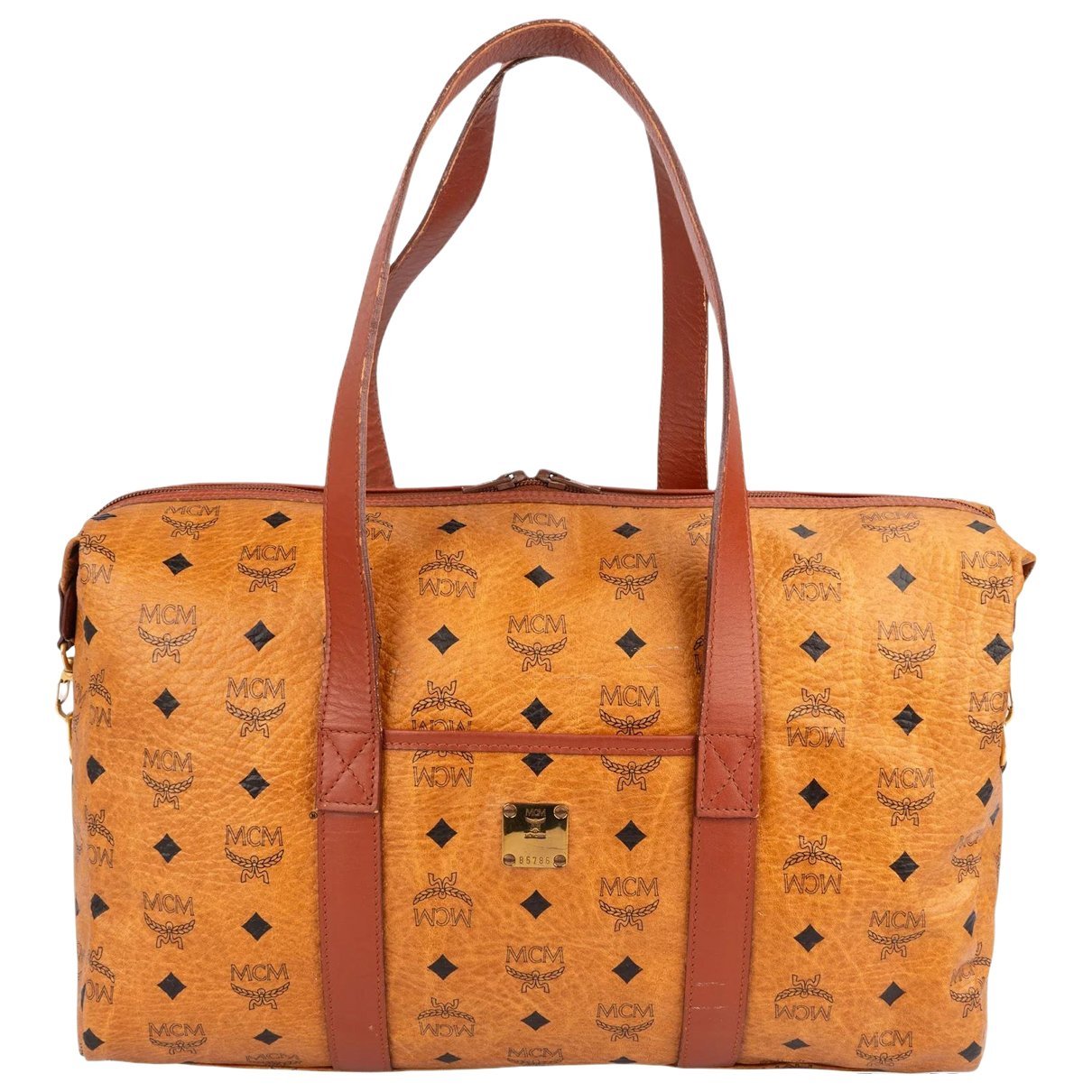 Boston leather handbag