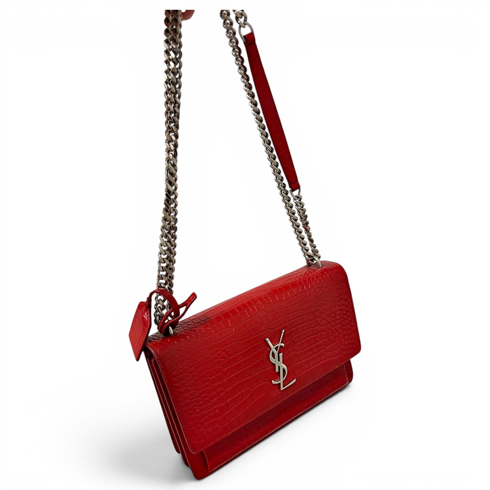 Sunset leather handbag