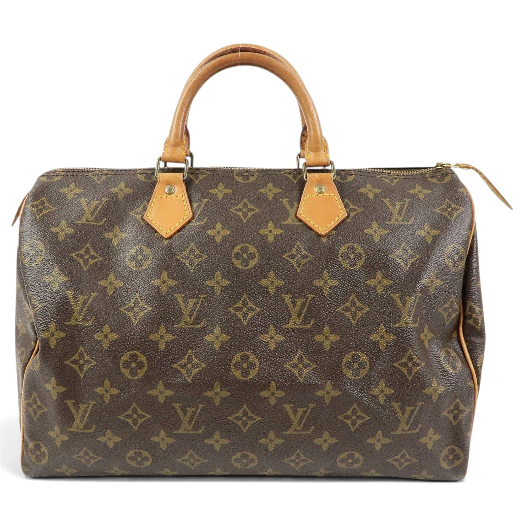 Speedy leather handbag