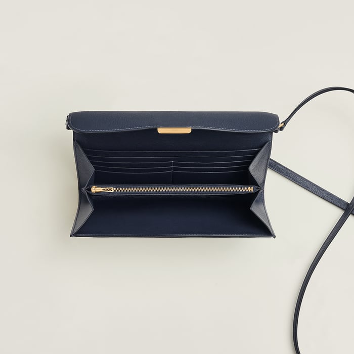 Bleu Nuit Constance to Go Wallet