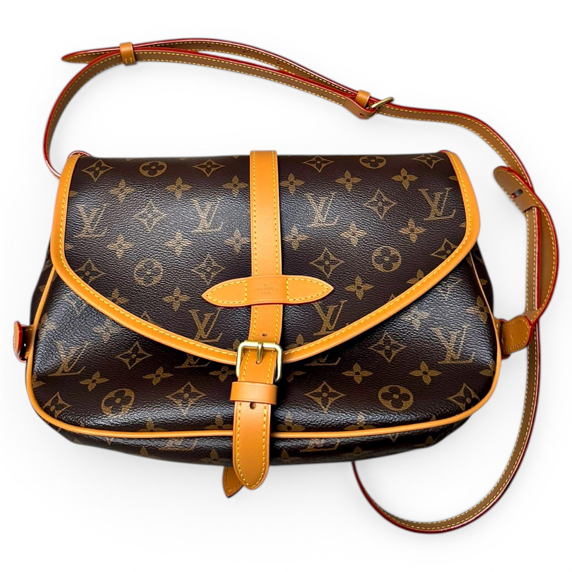 Saumur leather crossbody bag